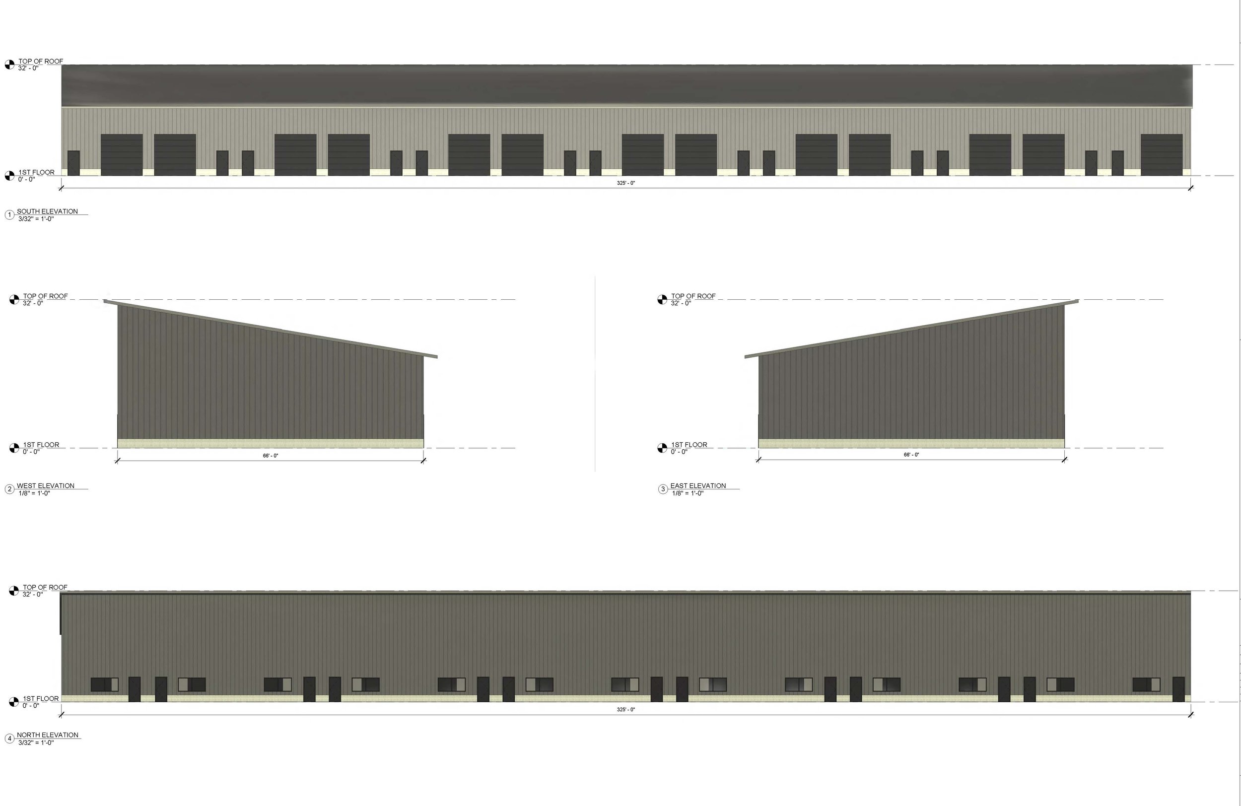 316 Hartford Avenue Bellingham MA building elevations industrial flex space