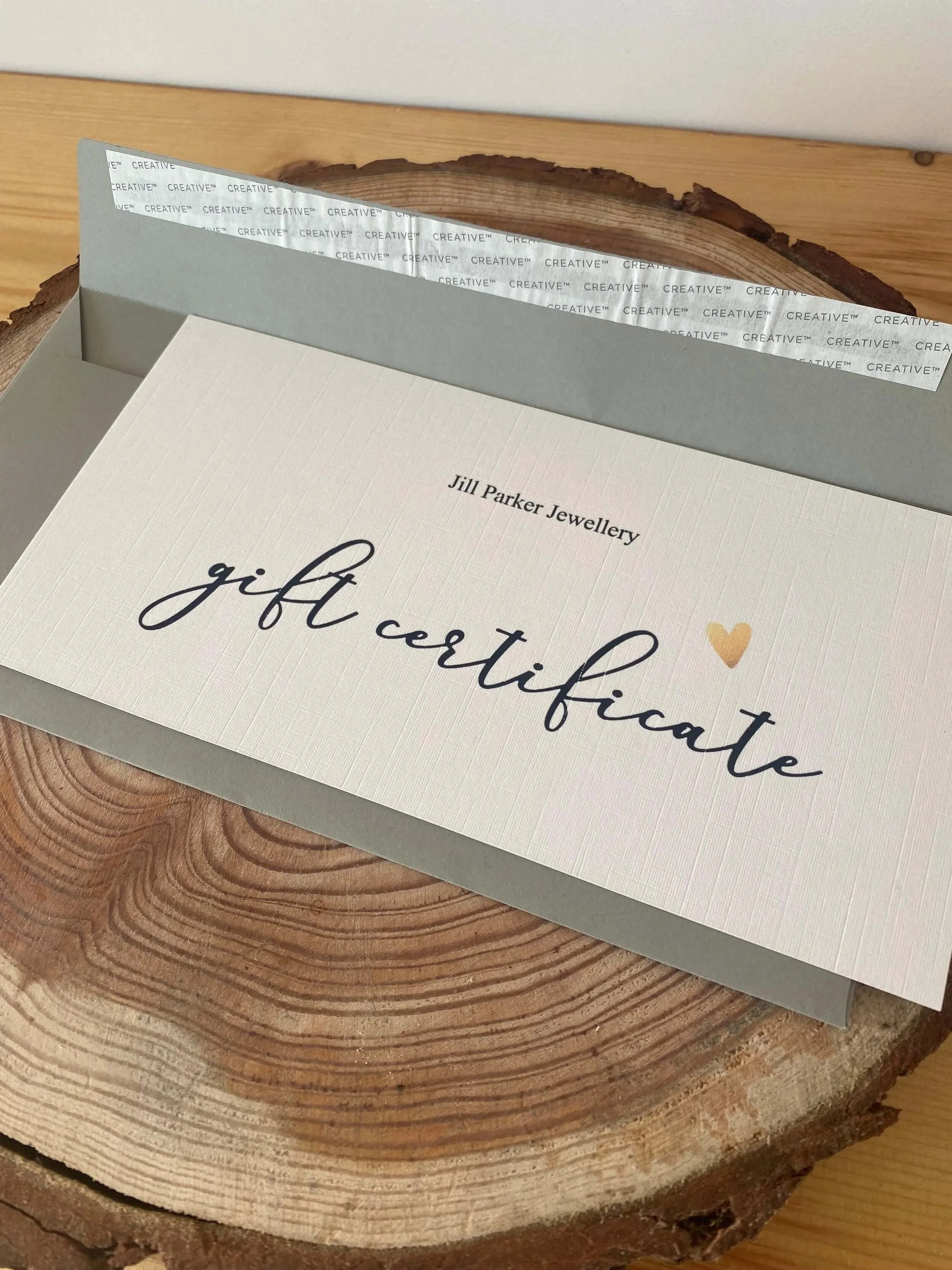 Jewellery Gift Vouchers
