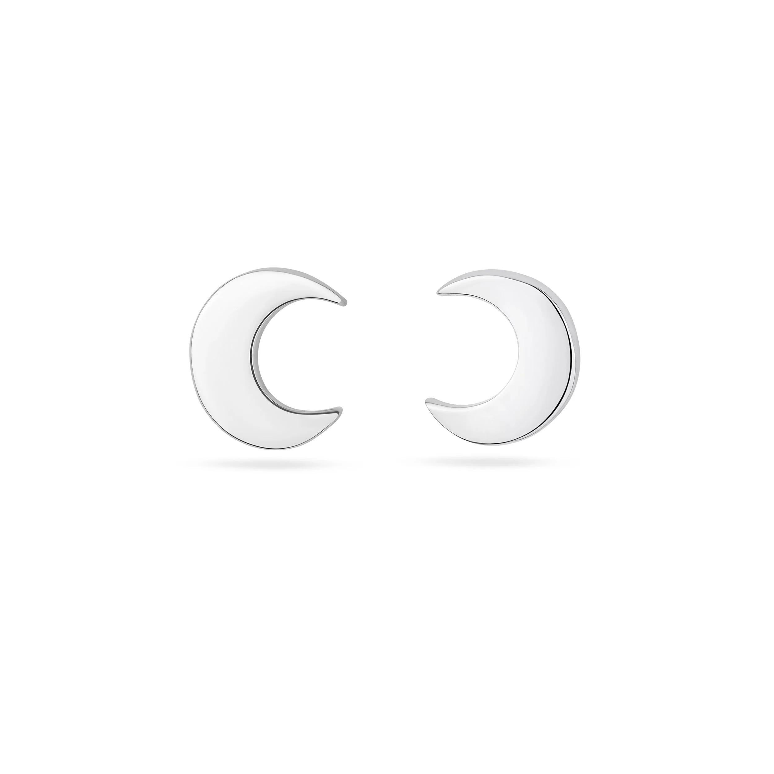 Crescent Moon studs