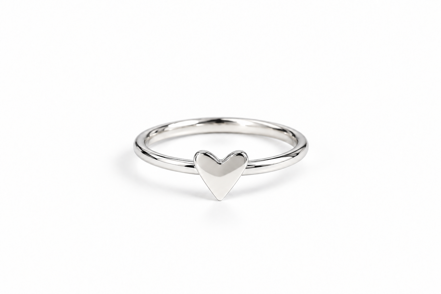 Silver Heart Ring