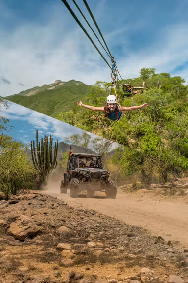 OUTDOOR ADVENTURE 4X4 + CABO ZIPLINE + RAPPEL