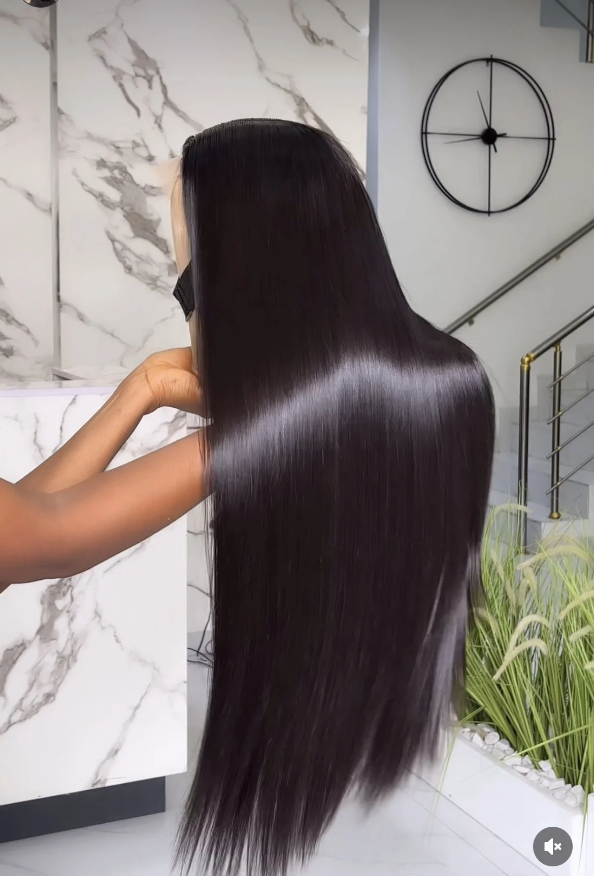 Noire Muse Signature Wig — Jet Black Silk