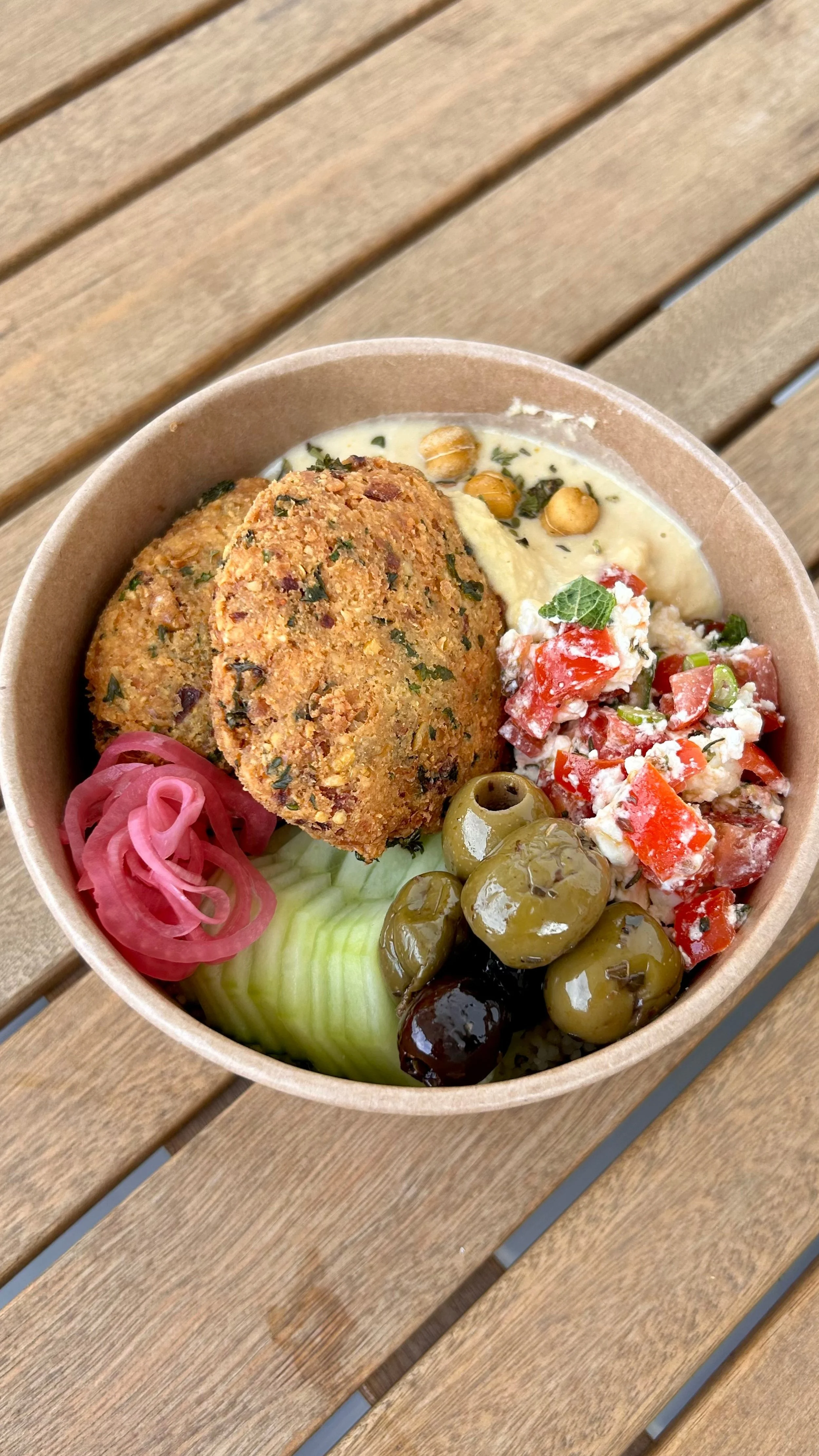 Tuesday Drop Off: Crispy Falafel Bowl
