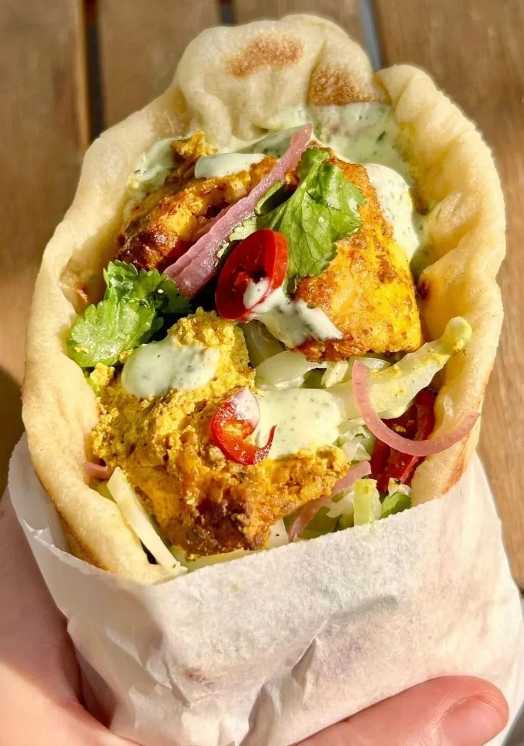 tofu wrap