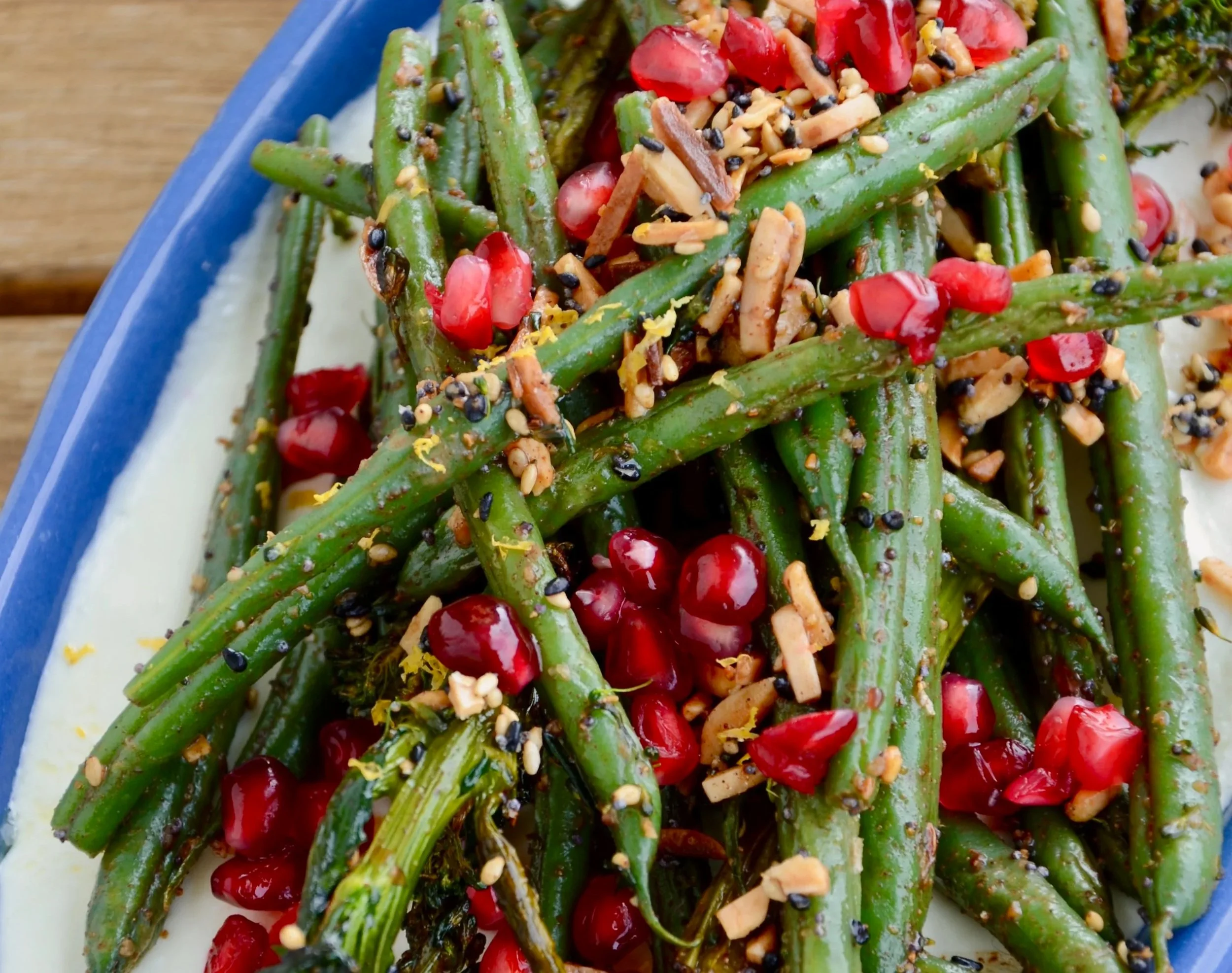 crunchy greens &amp; feta