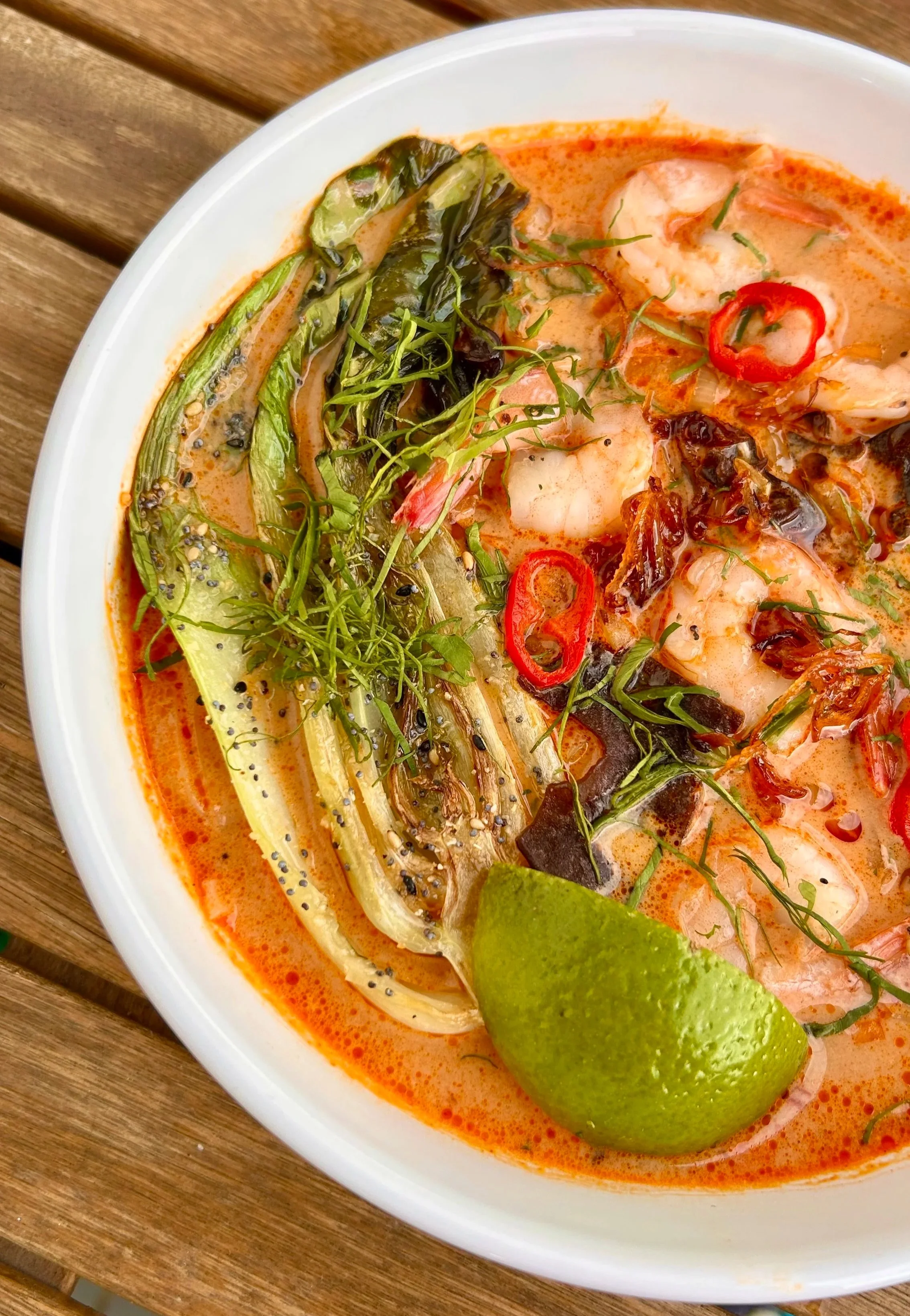 spicy coconut noodles