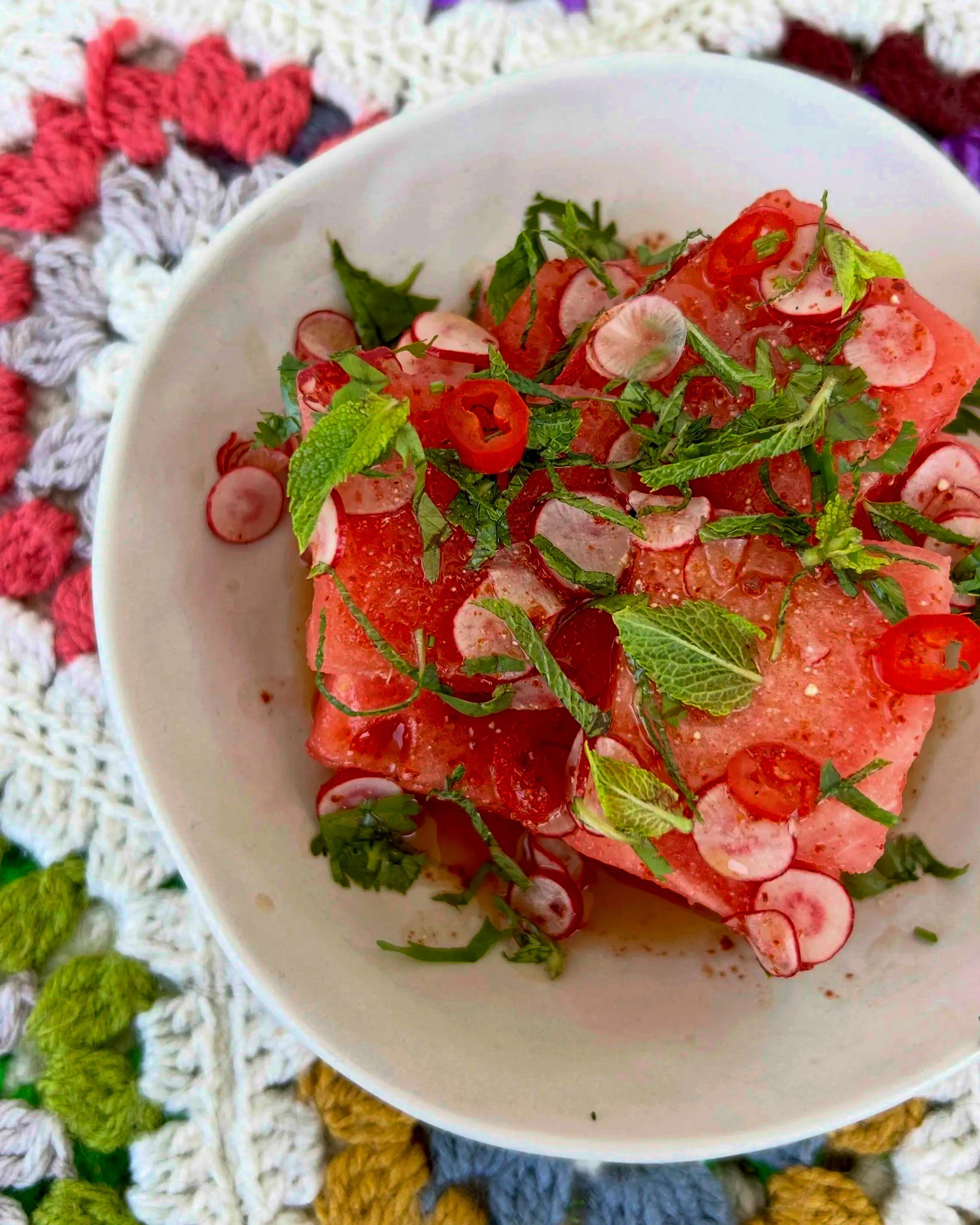 thai watermelon salad