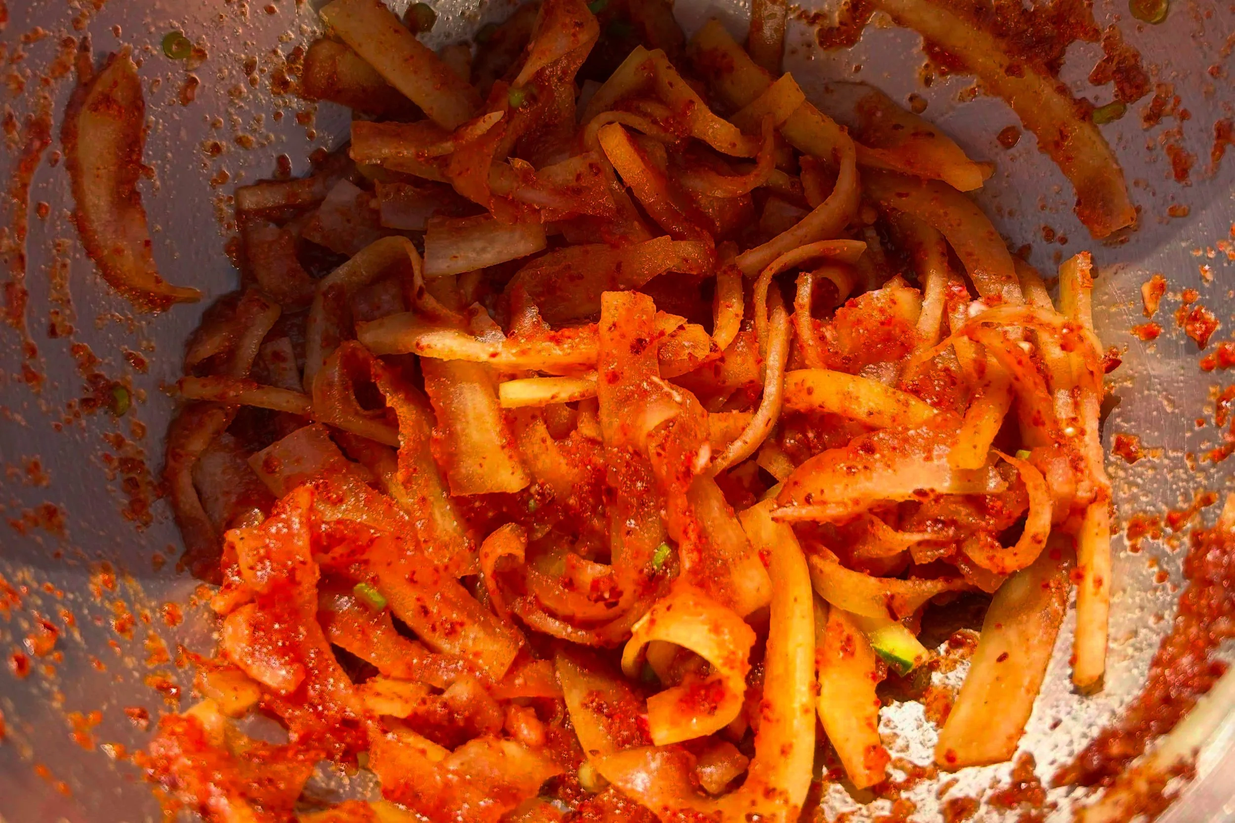 watermelon rind kimchi