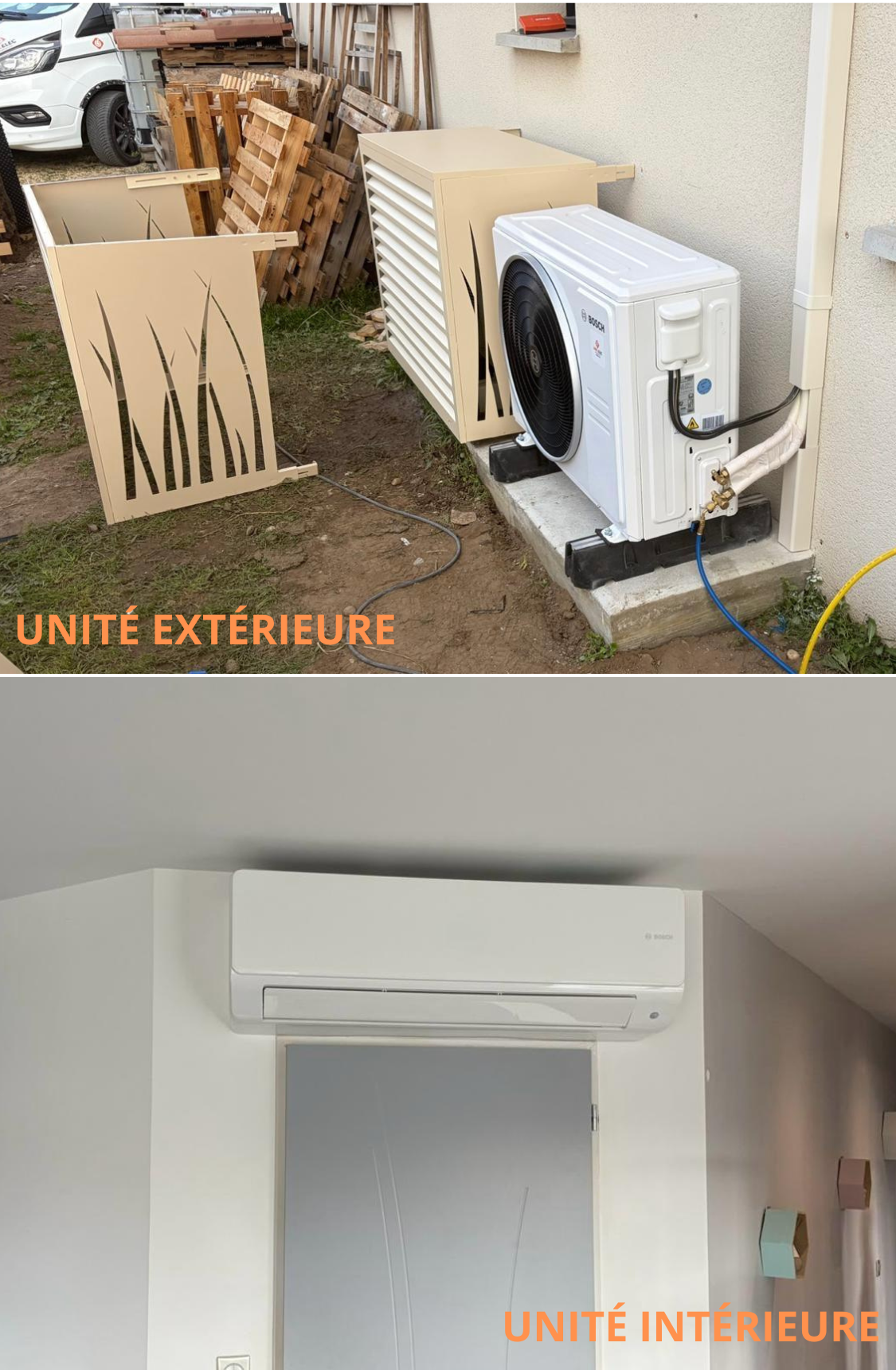 Installation d'un système de climatisation AMKLELEC