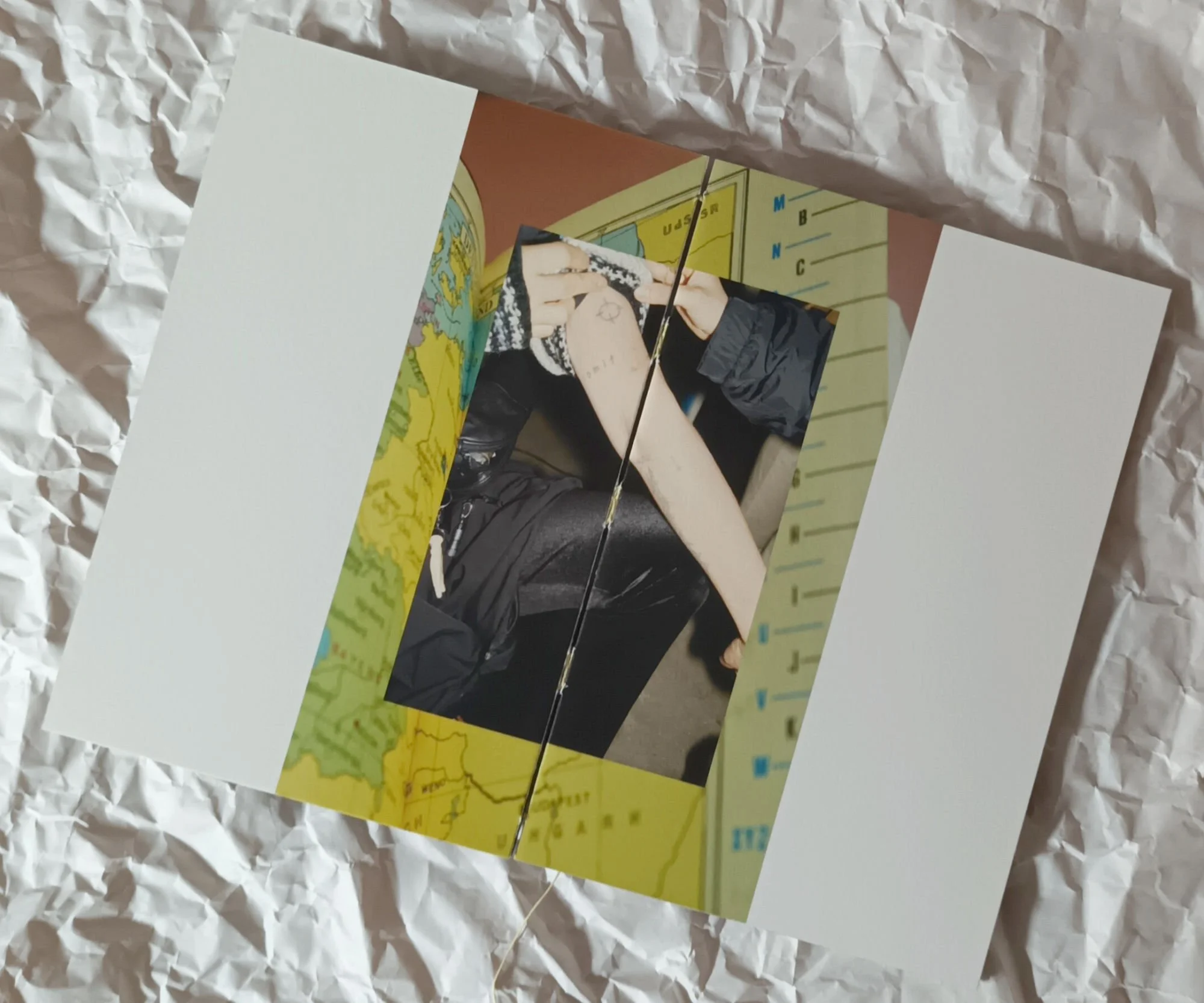 Image of spread from the book