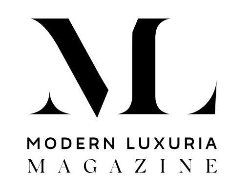 Logo of Modern Luxuria Magazine featuring stylized letters ML and the magazine name beneath.