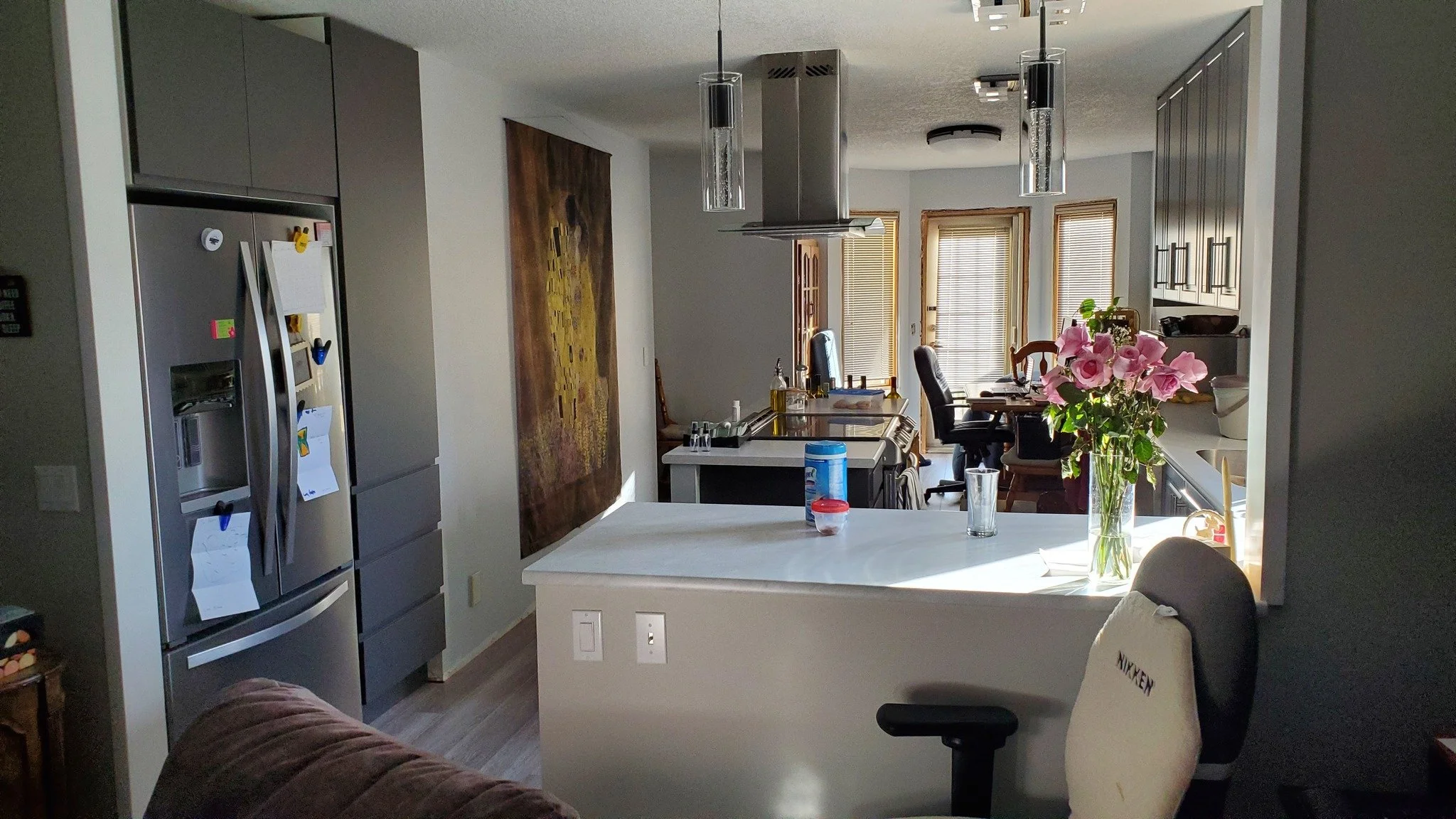 View of kitchen facing dining room - After