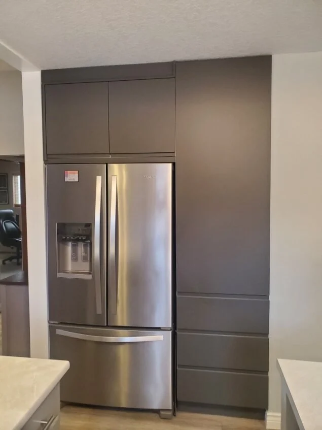 Fridge cabinetry - After