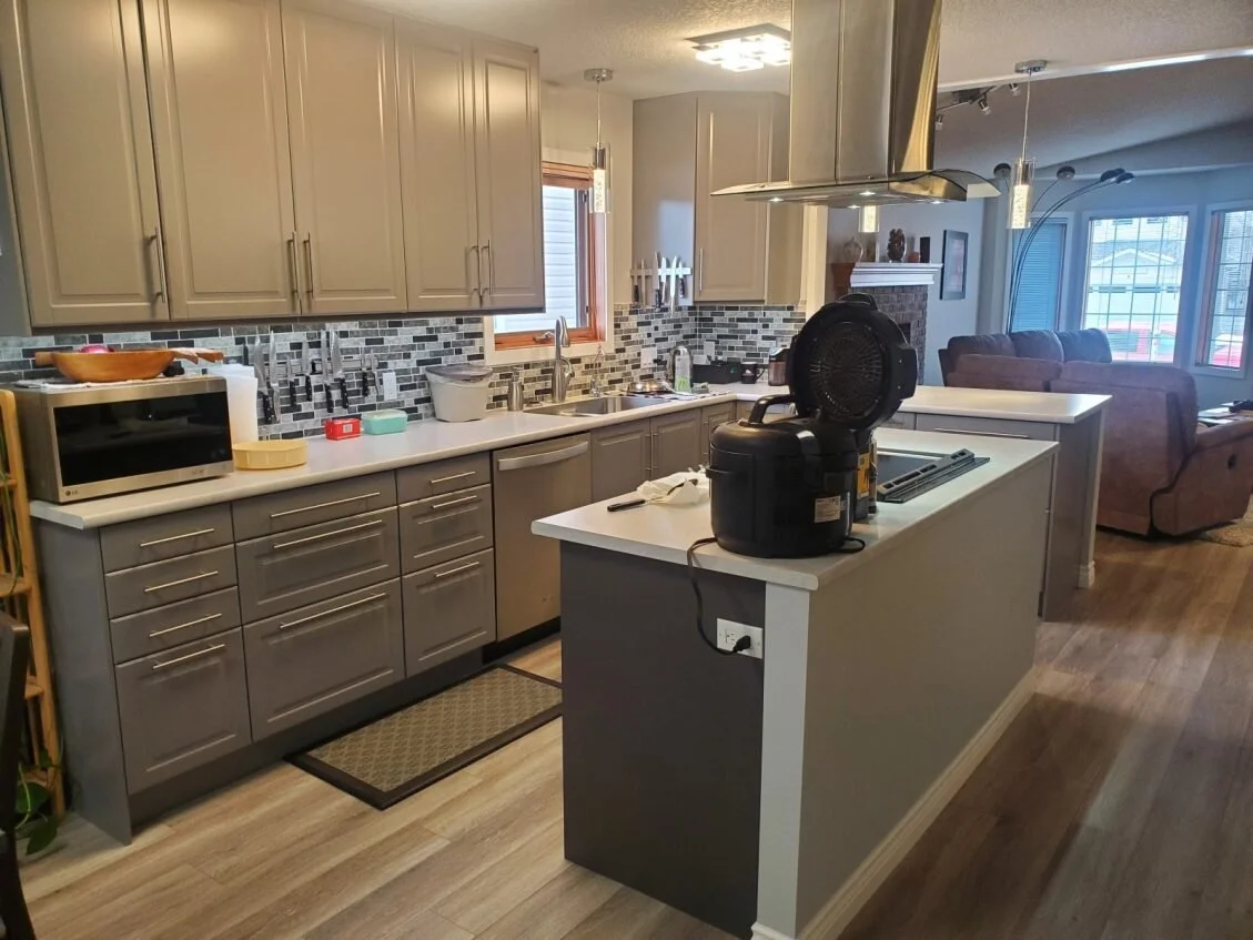 Island installed for prep