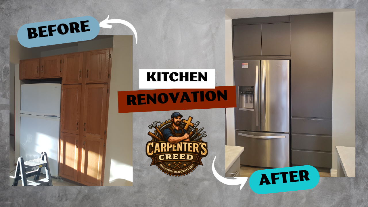 Kitchen Reno, fridge