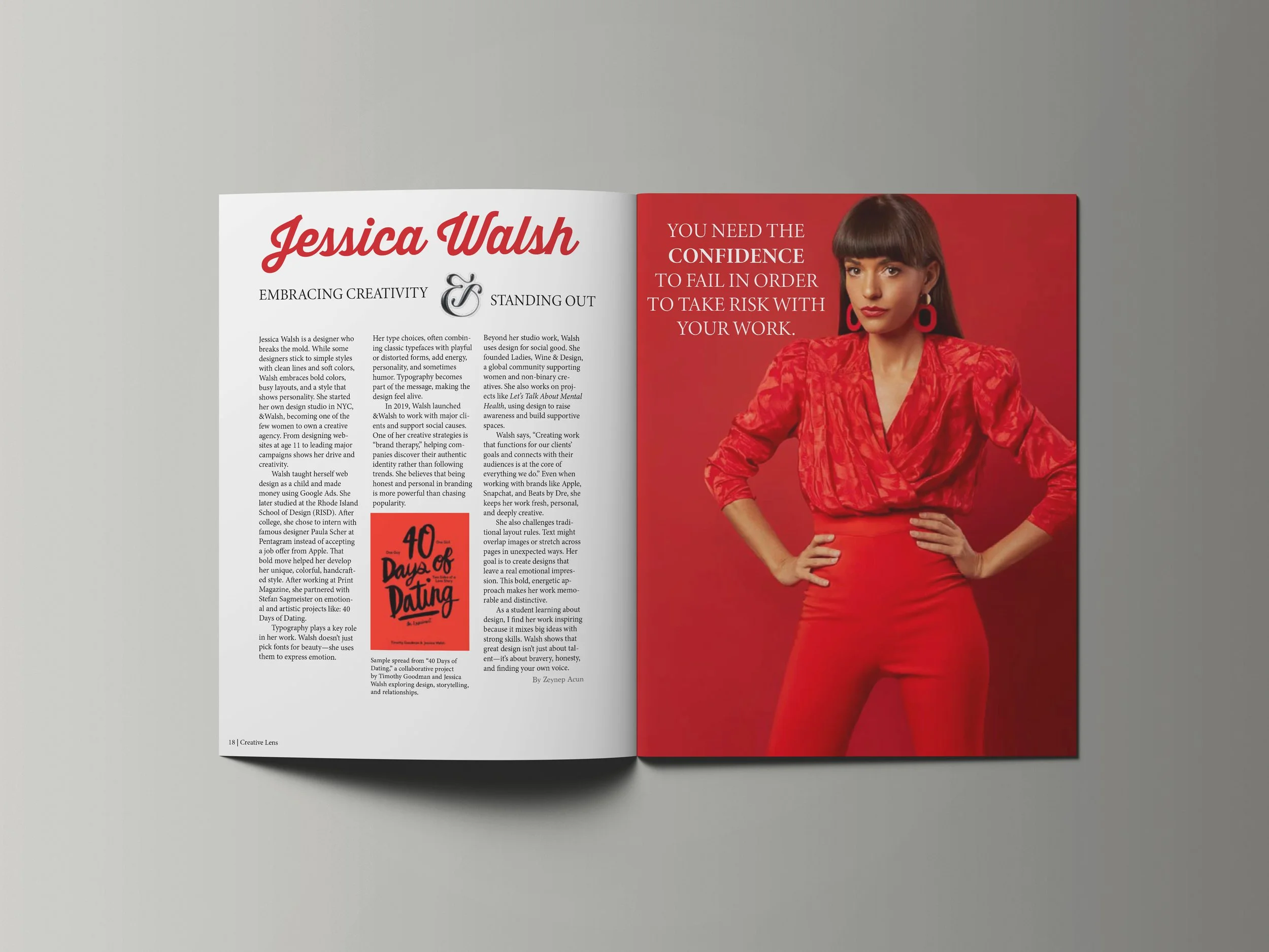 Jessica Walsh Editorial Spread
