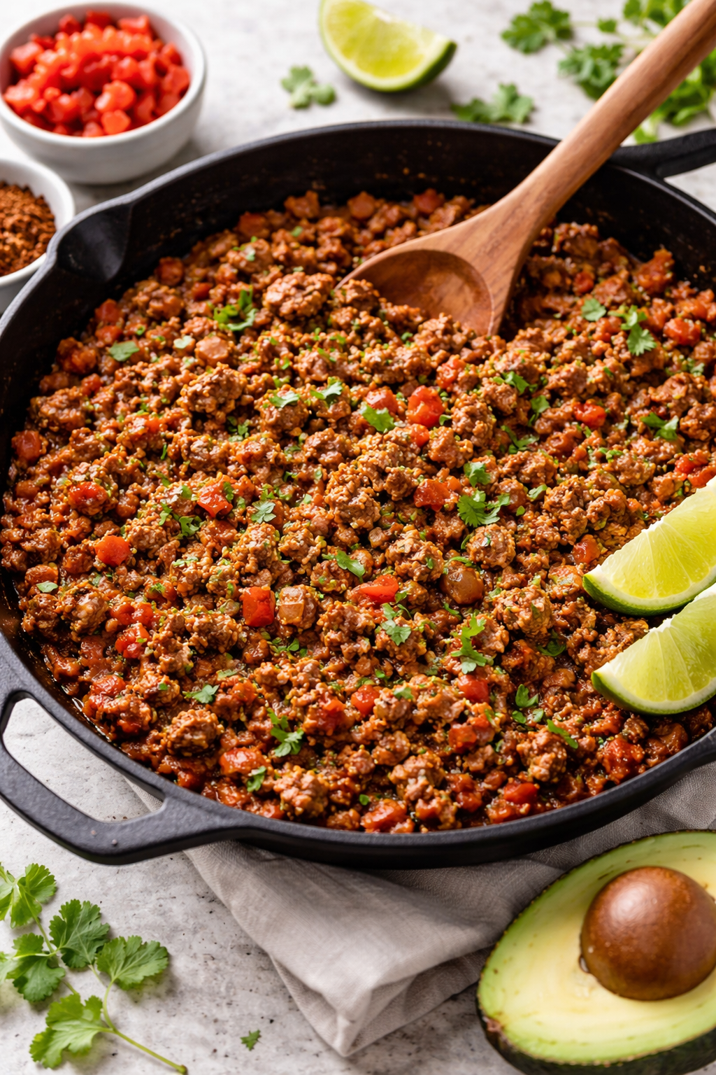 Taco Beef Skillet