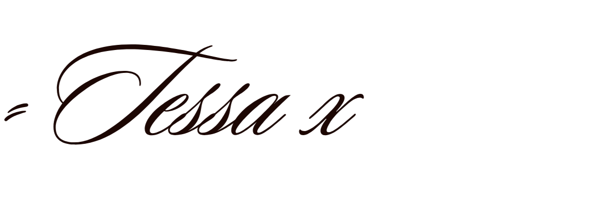 The image shows a mathematical equation for the quadratic formula written in a decorative script font.