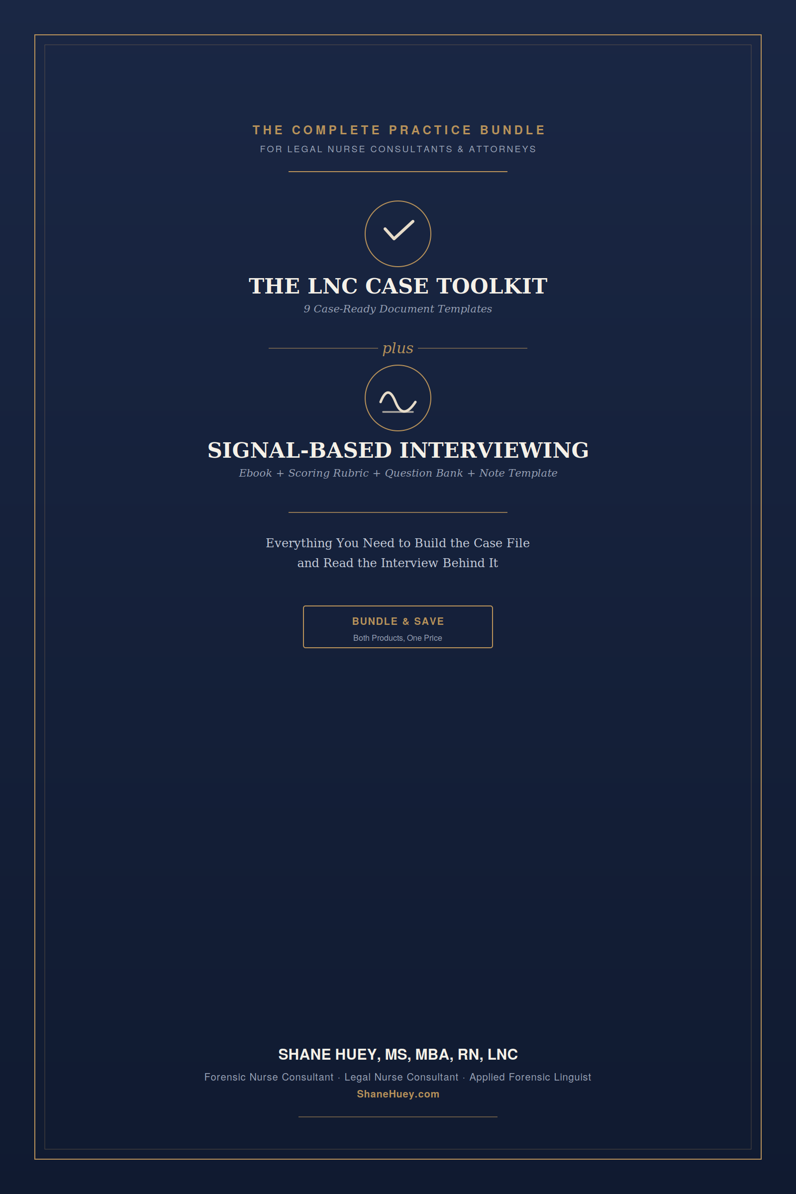 LNC Case Toolkit & SBI-Interview Bundle