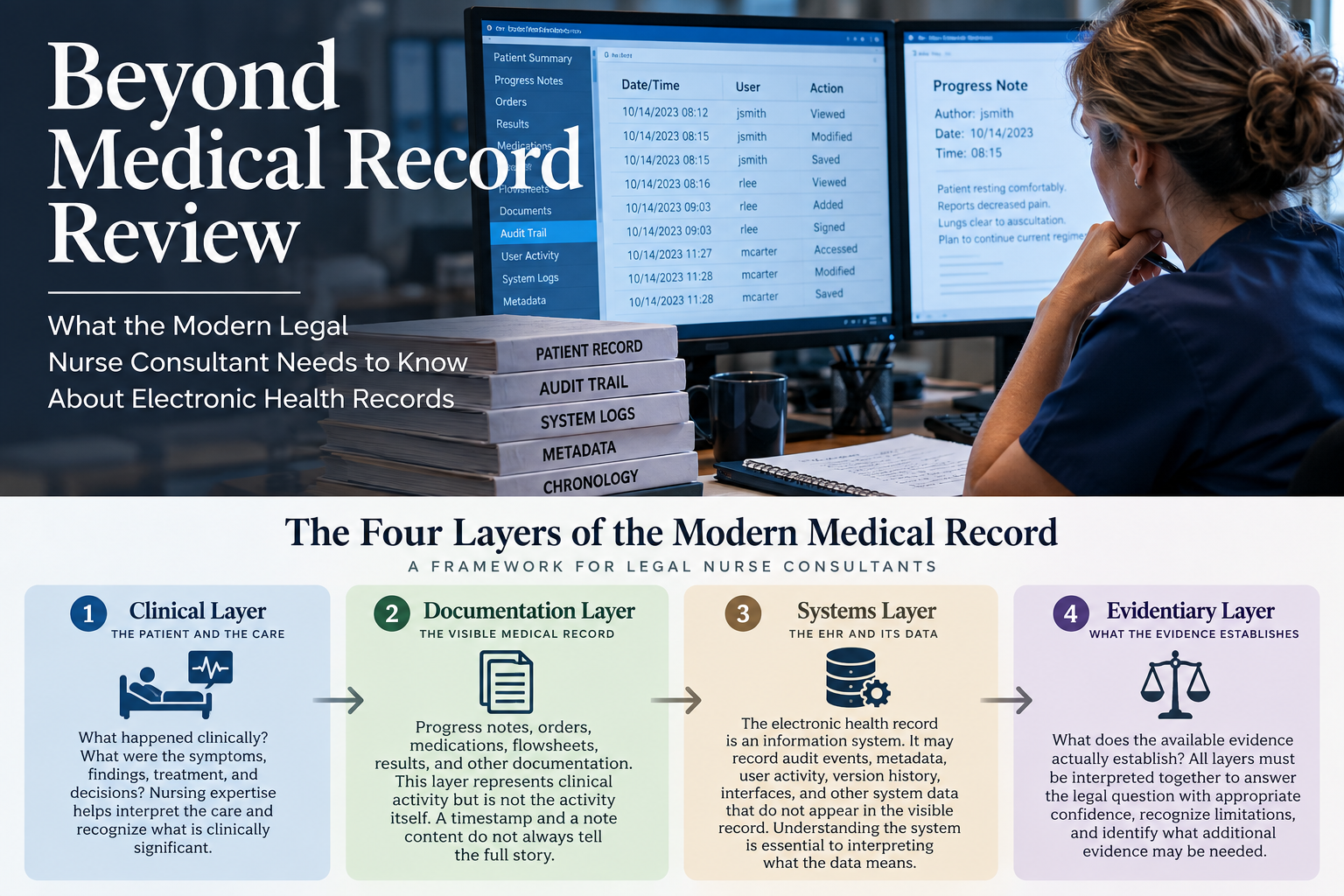Beyond Medical Record Review: What the Modern Legal Nurse Consultant Needs to Know About Electronic Health Records
