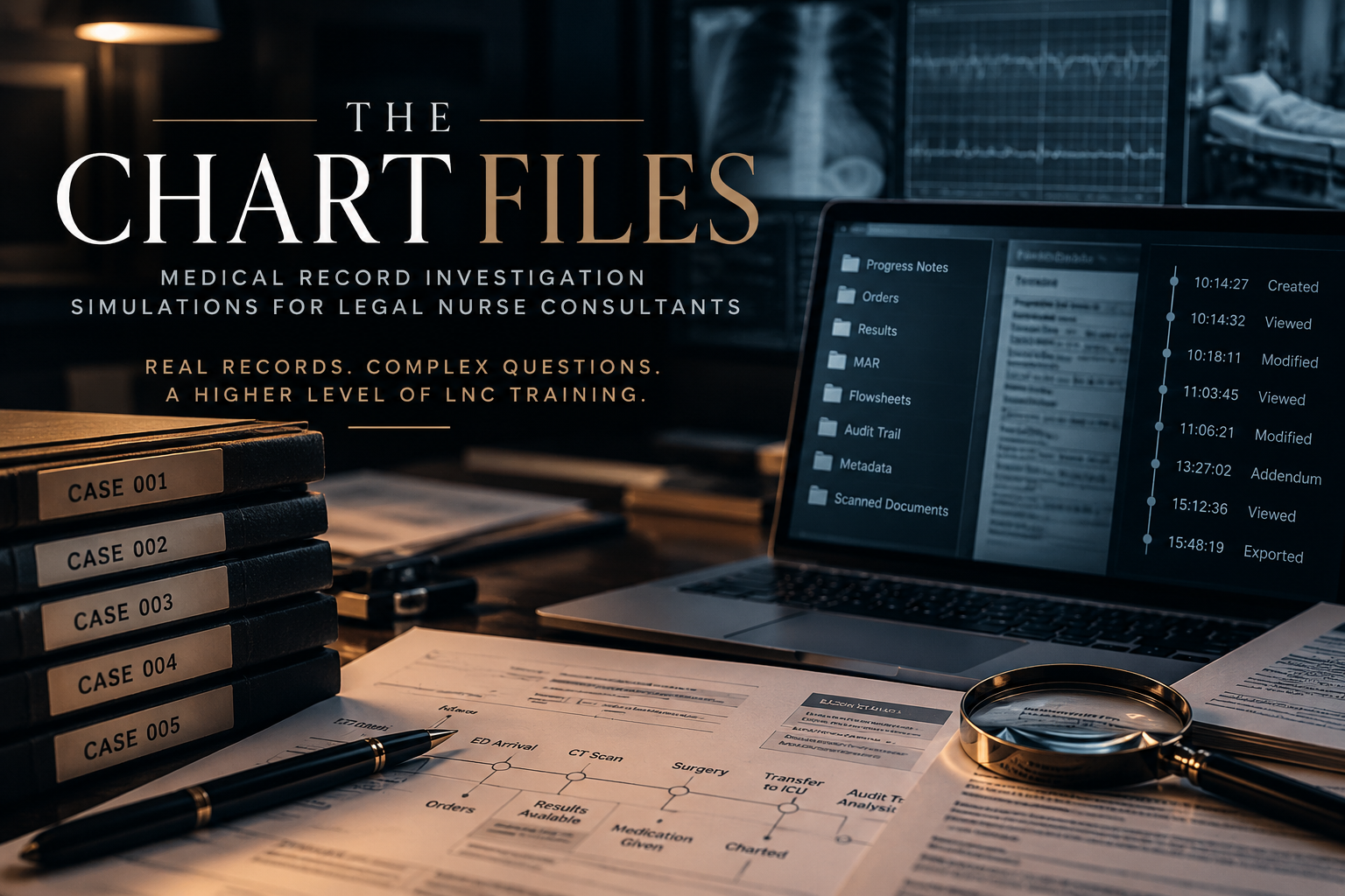 The Chart Files: Medical Record Investigation Training for Legal Nurse Consultants