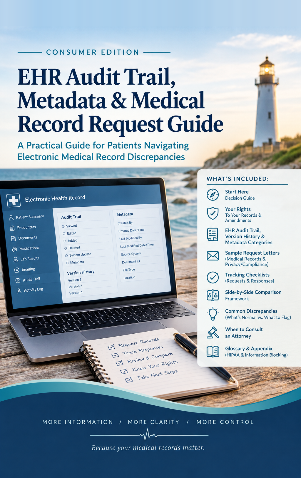EHR Audit Trail, Metadata & Medical Record Request Guide (Consumer Edition)