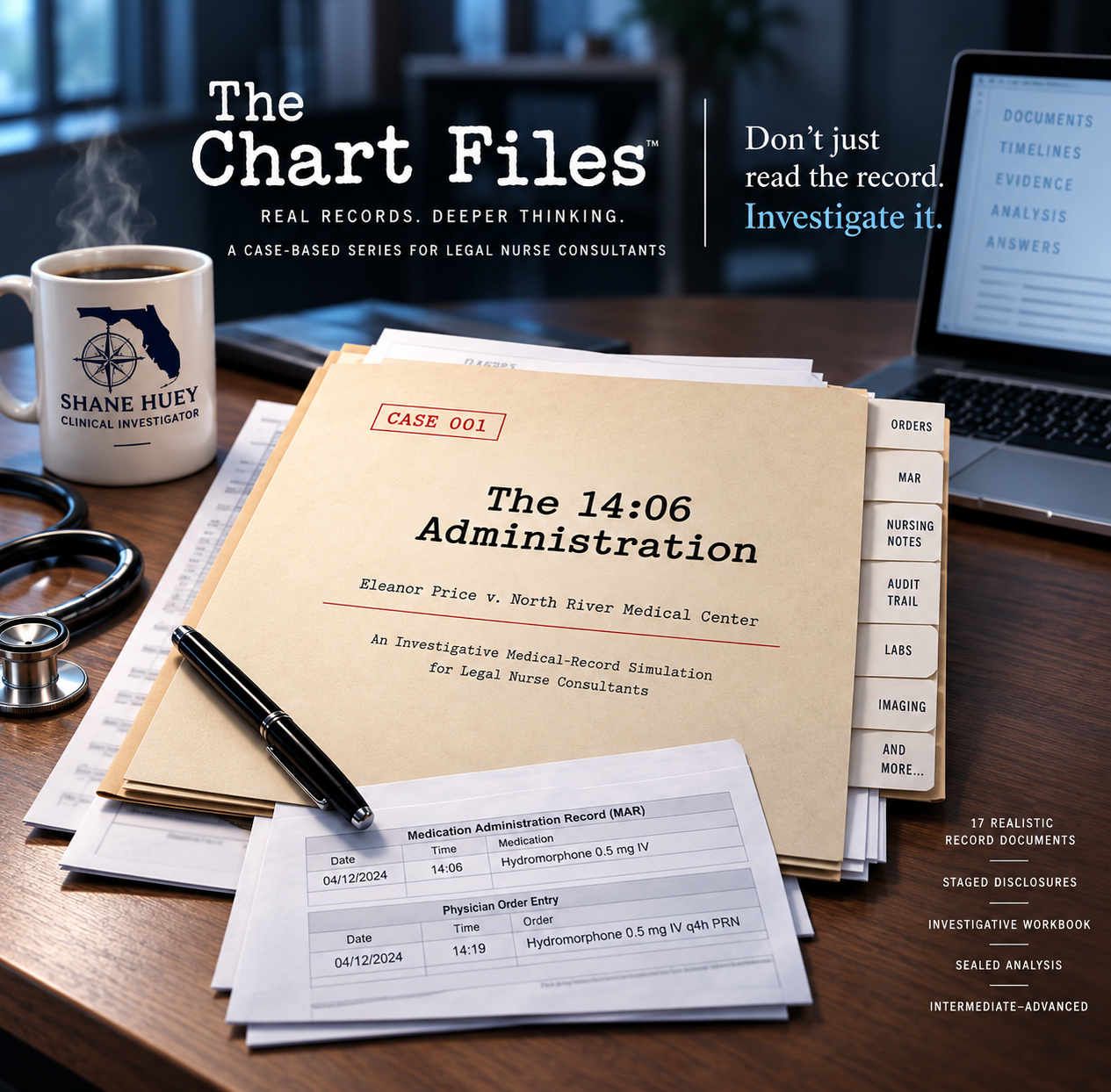 The Chart Files: Case 001 — The 14:06 Administration | LNC Medical Record Investigation