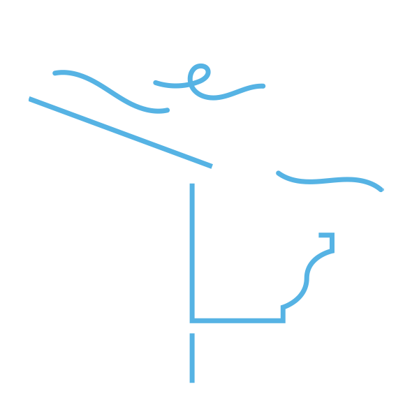 Patented ribbed-designencourages airflow to lift debris off with a gentle breeze