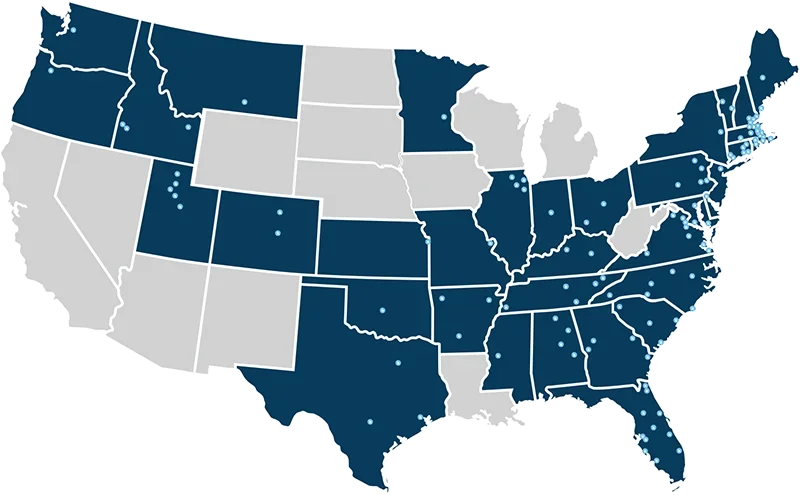 lansing building products branch map
