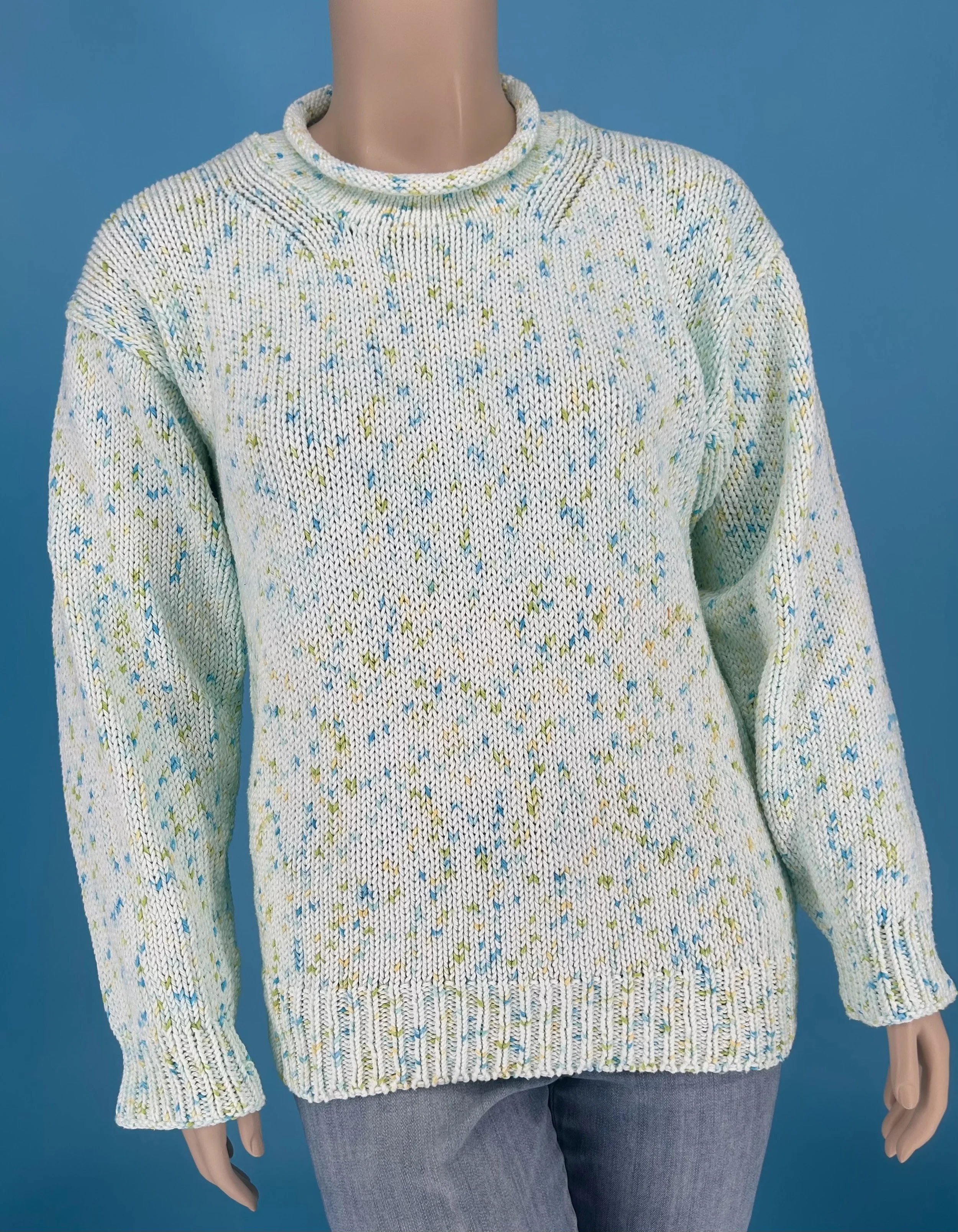 Confetti Chunky Cotton Sweater