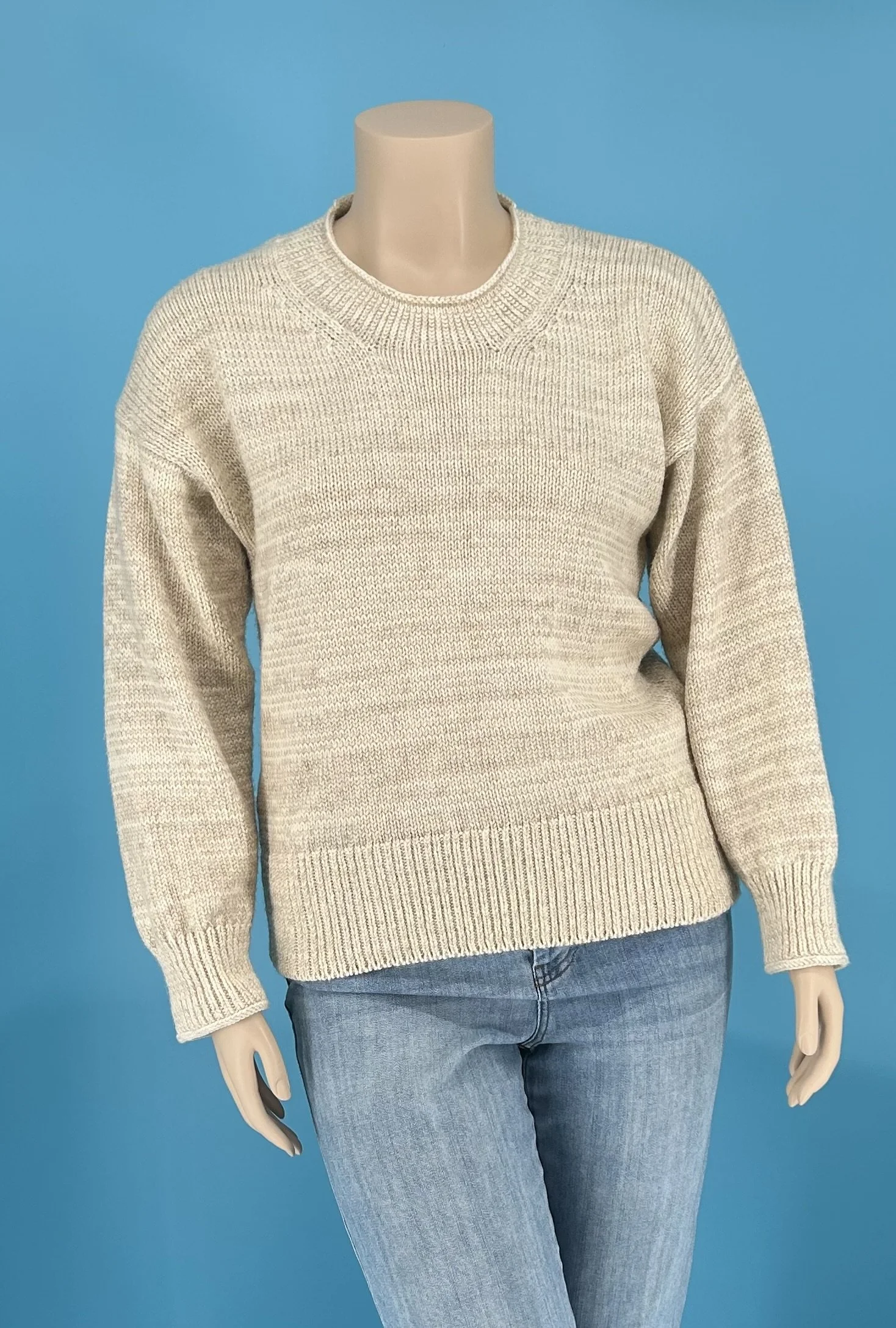 Merino Wool and Linen Blend Sweater