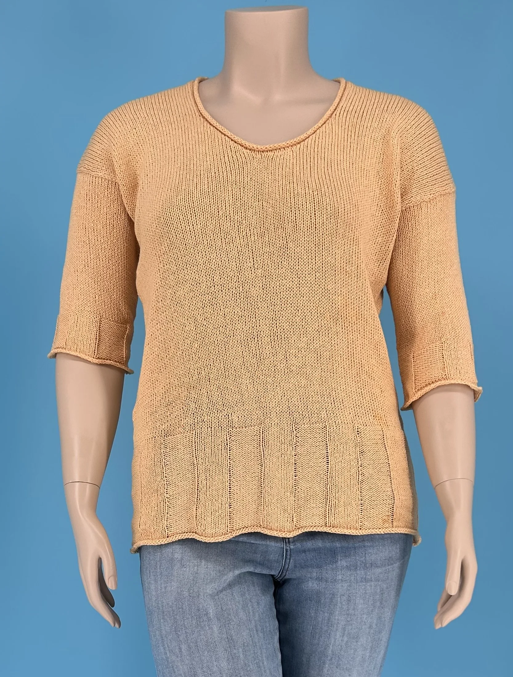Cotton V-Neck Top