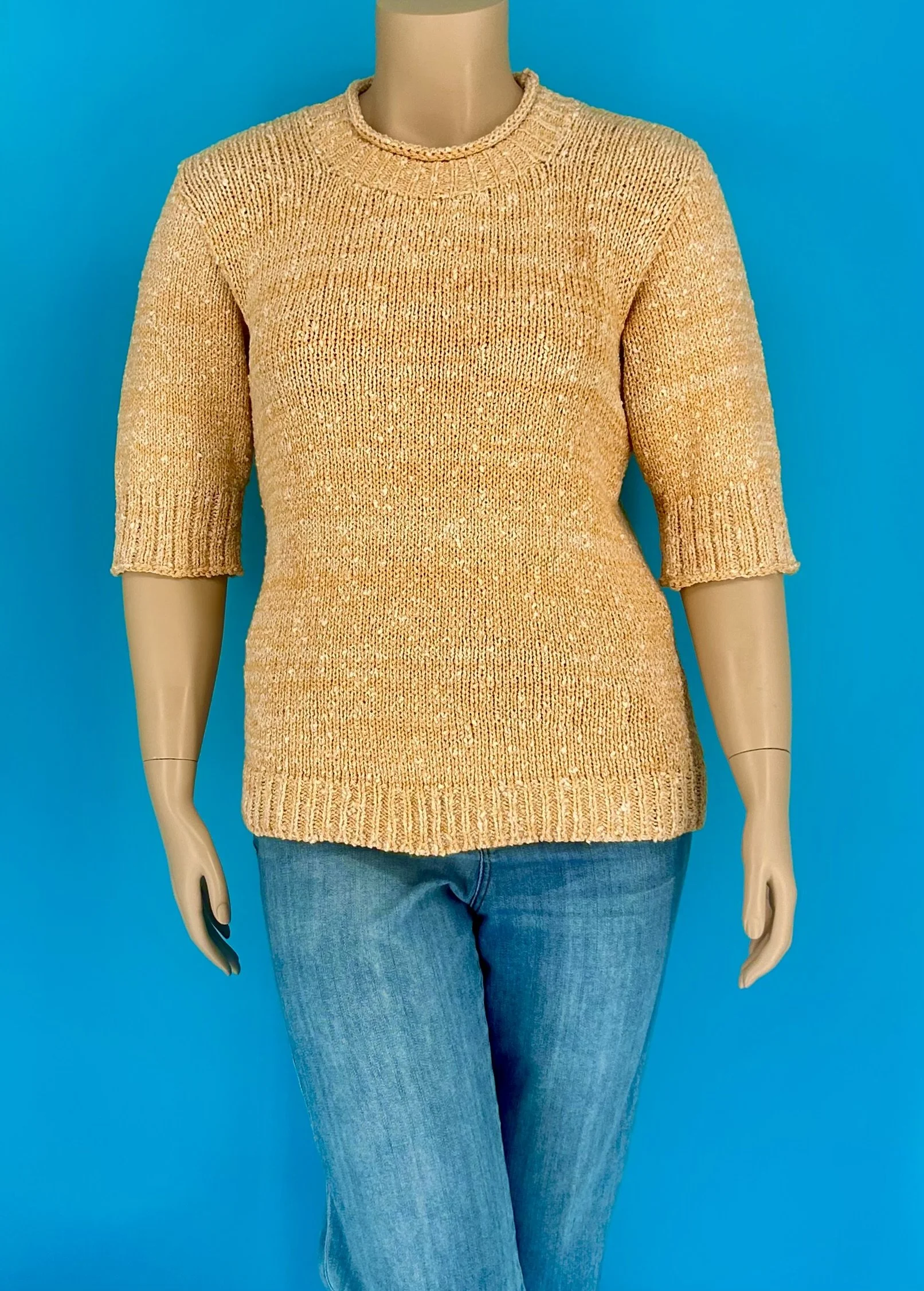 Butterscotch Cotton Pullover