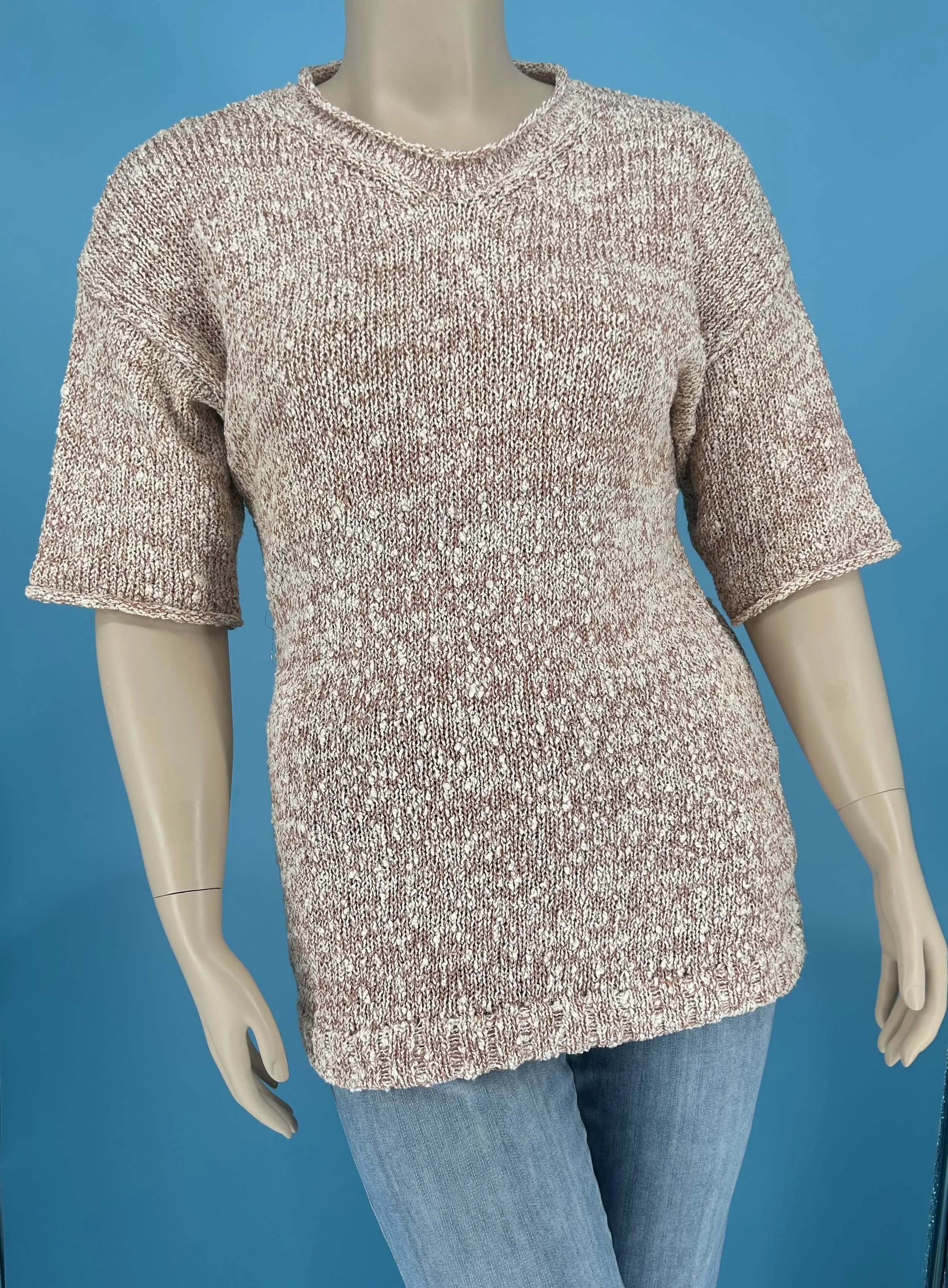 Bouclé Cotton Summer Top