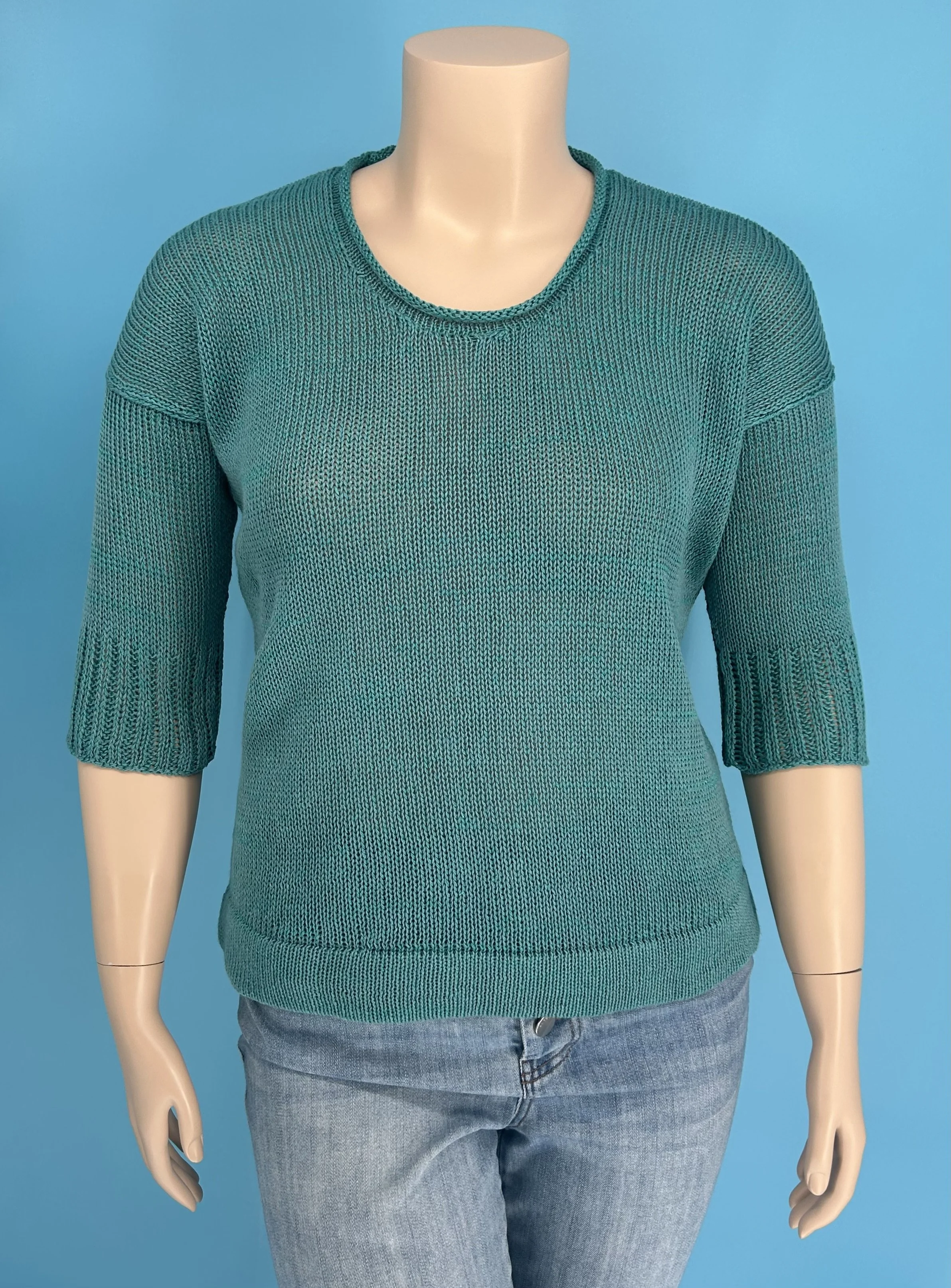 Sea Glass Linen Top