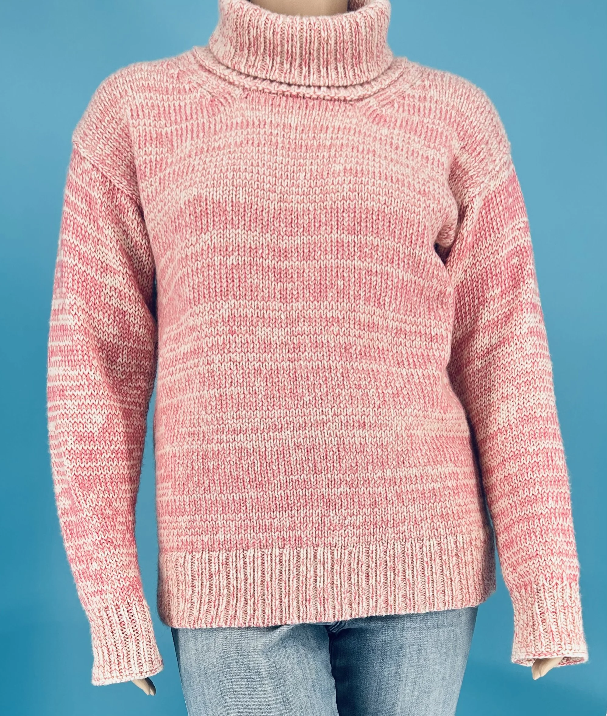 Pink Turtleneck Sweater