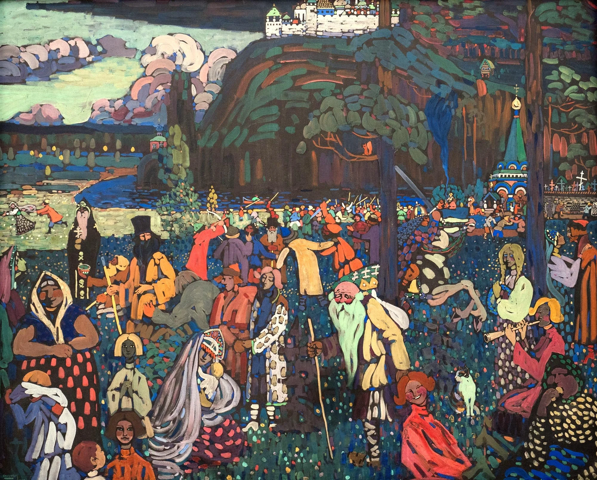 Wassily Kandinsky, Colorful Life, 1907