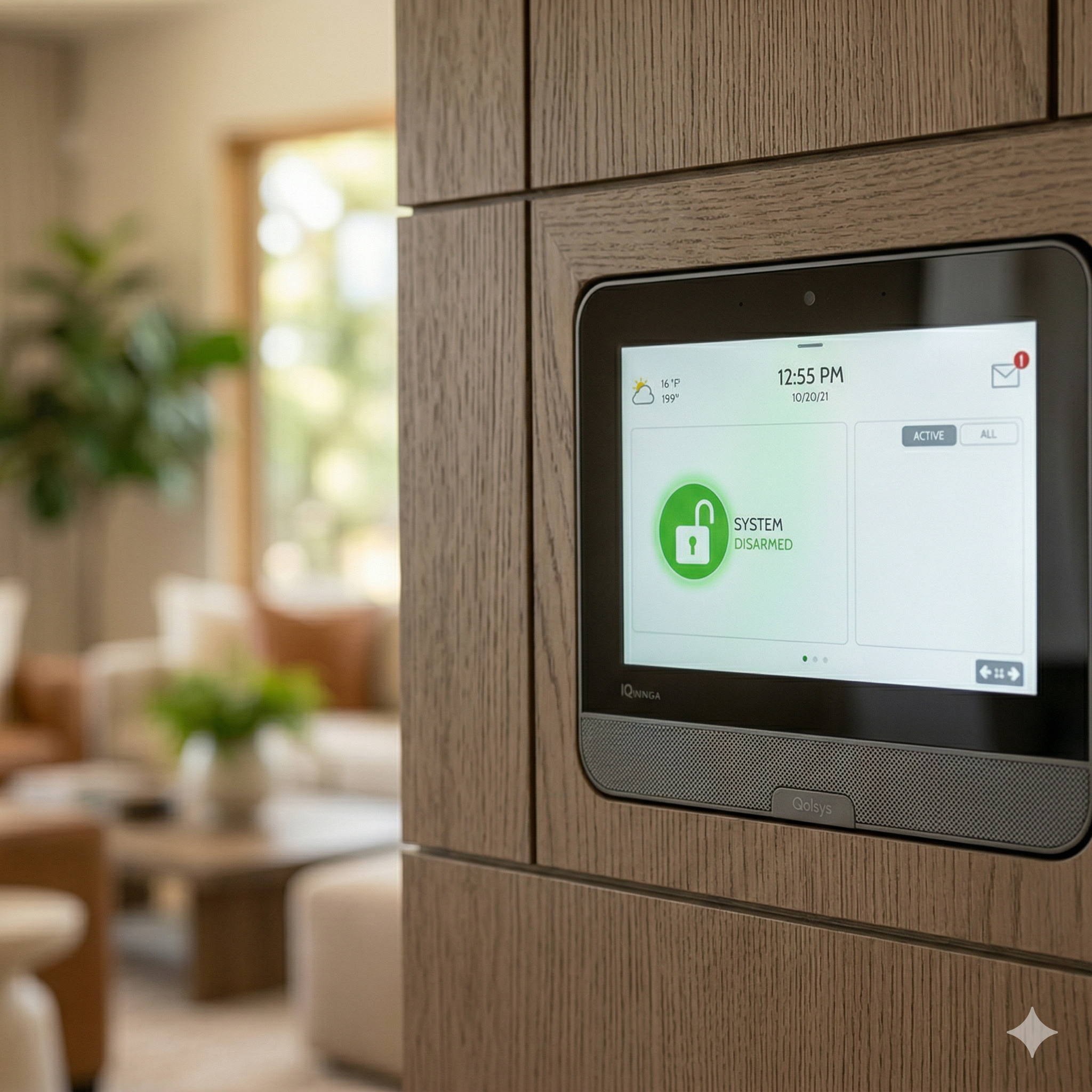 Consultation emblem for Sound Facets, symbolizing professional low-voltage security and sound integration in NY and NJ since 2004.