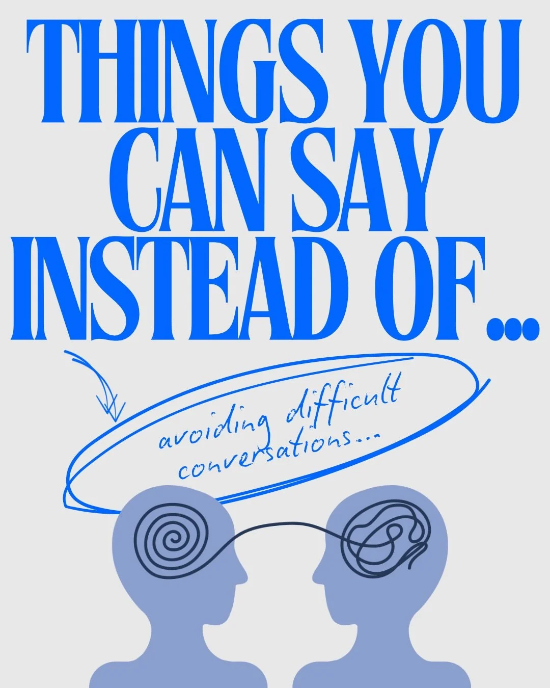 Say it w your chest!!!! 

Avoiding difficult conversations might protect us from discomfort temporarily&hellip; but it often creates bigger misunderstandings, resentment, emotional distance, and disconnection long term.

Healthy communication is unco
