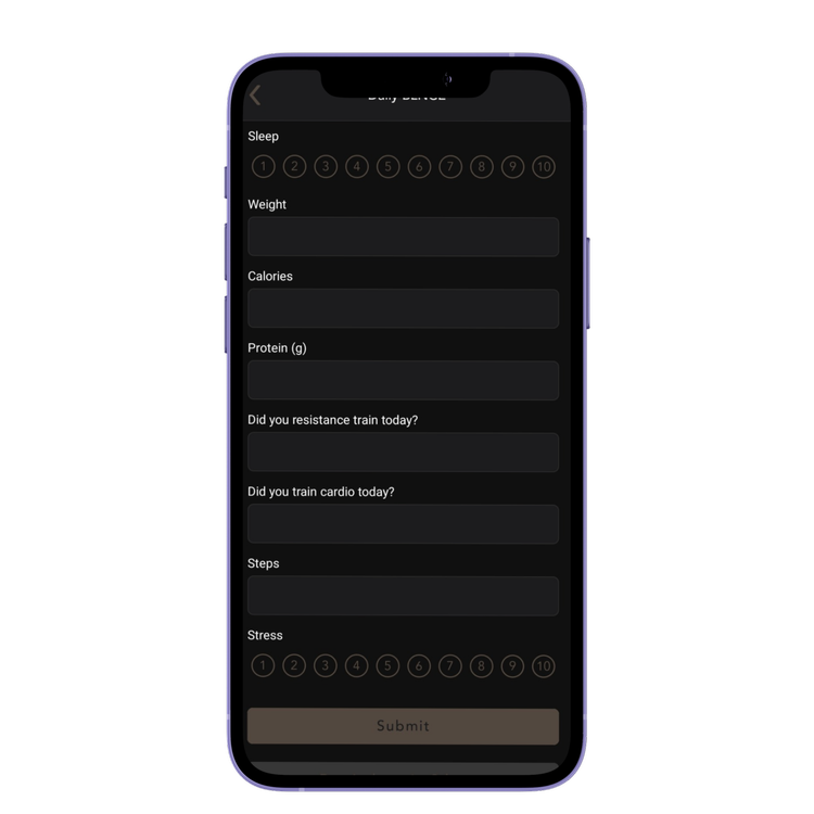 BLNCE App Screen 2