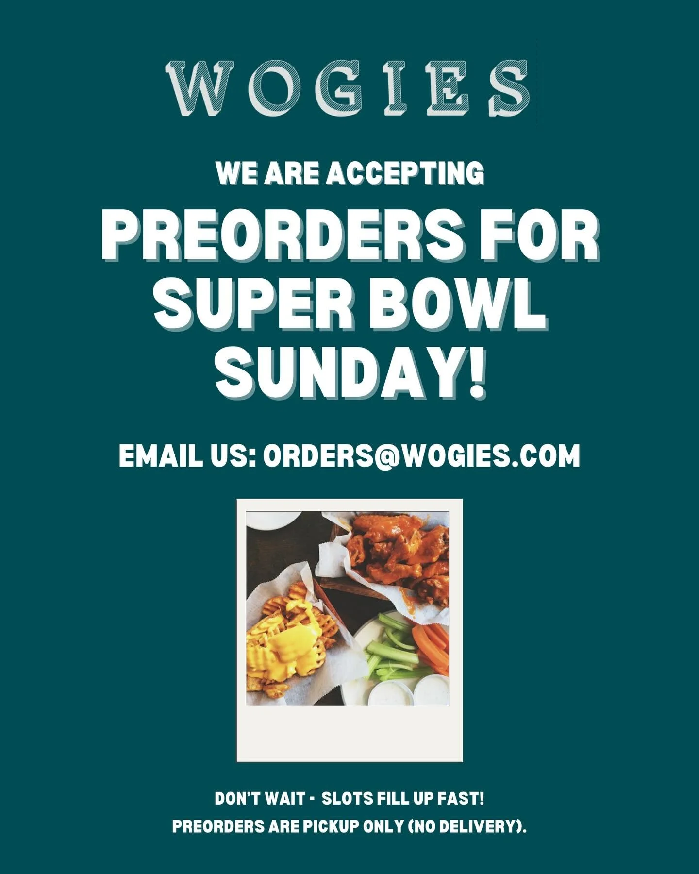 Pre-orders are OPEN for the big day, AND ➡️ we have a discount going for catering any time before Super Bowl Sunday! More info at link in bio 🏈