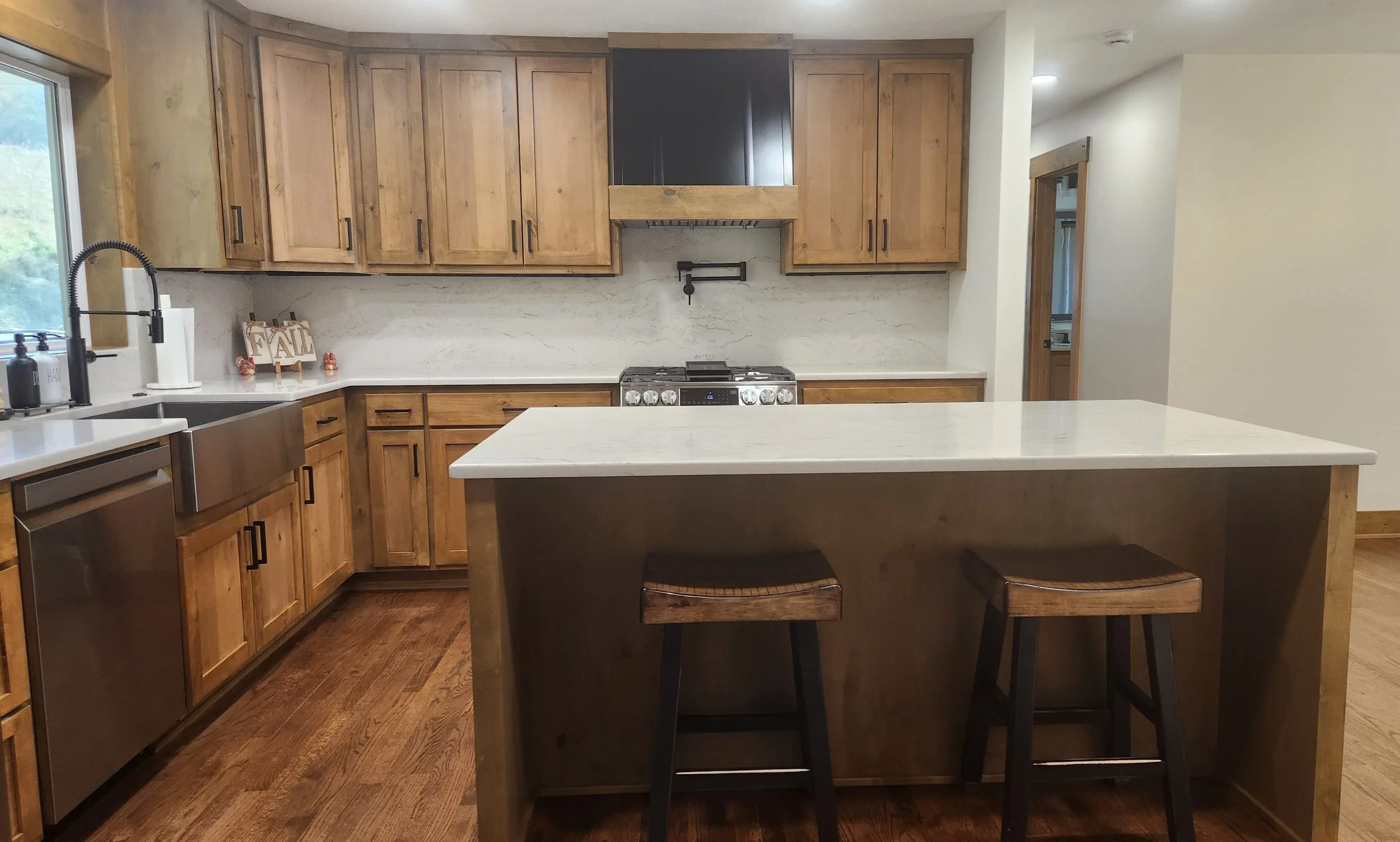 Knotty Alder Kitchen