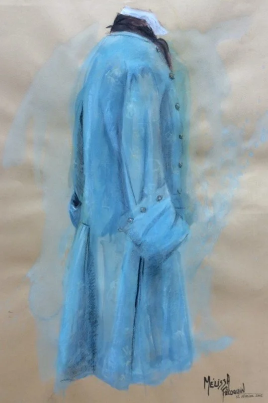 Peinture  réalisée par Mélissa Péloquin lors de sa formation en scénographie.