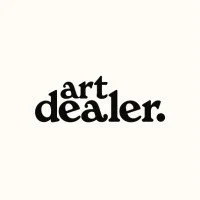 Text that says "art dealer" in black font on a white background.
