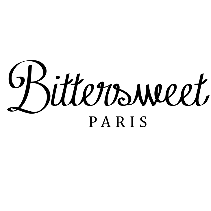 The logo features the words 'Bitter sweet' in cursive font with 'Paris' in smaller uppercase letters below, on a white background.