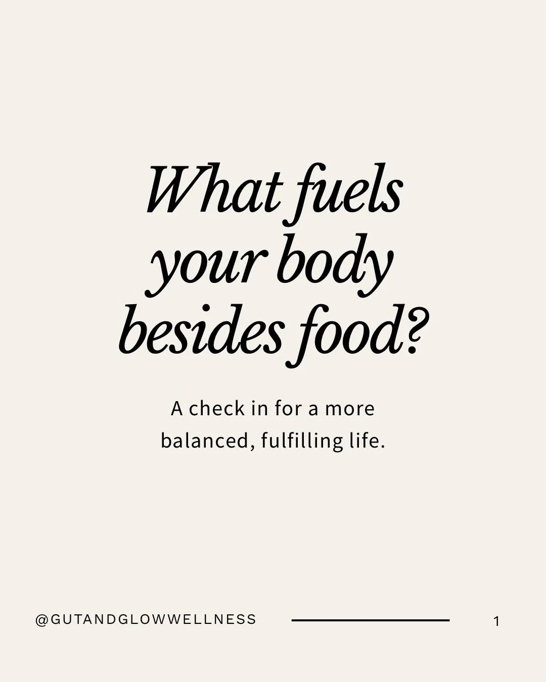 Health is about more than food. Relationships, purpose, rest, and personal growth all shape how we feel. Nourishment comes in many forms. 🌱