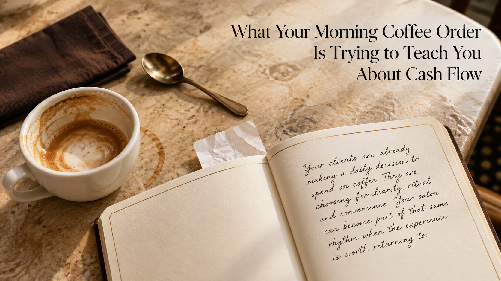 Coffee Habits that teach Cash Flow