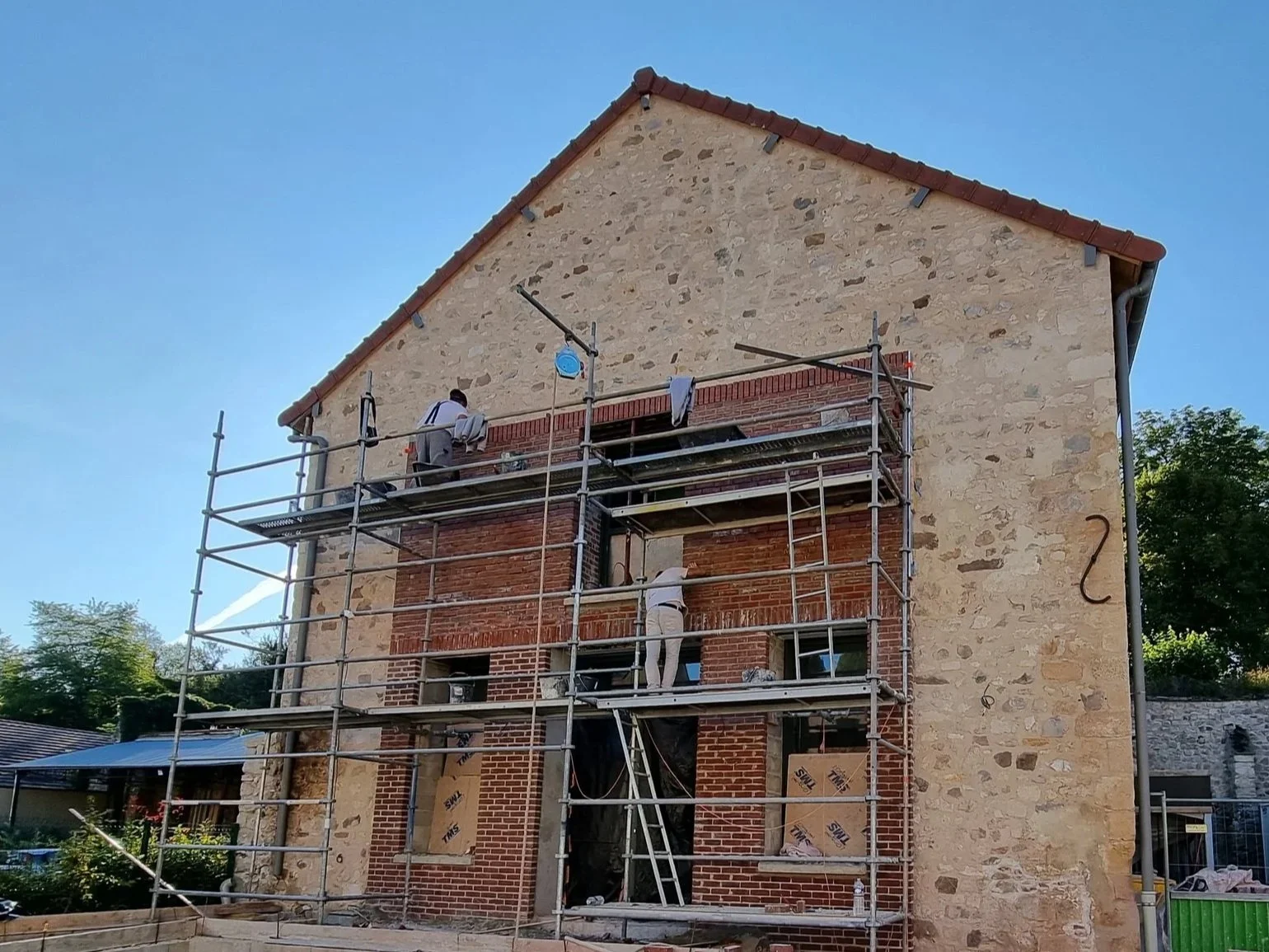 Projet Oranssi : extension de la toiture