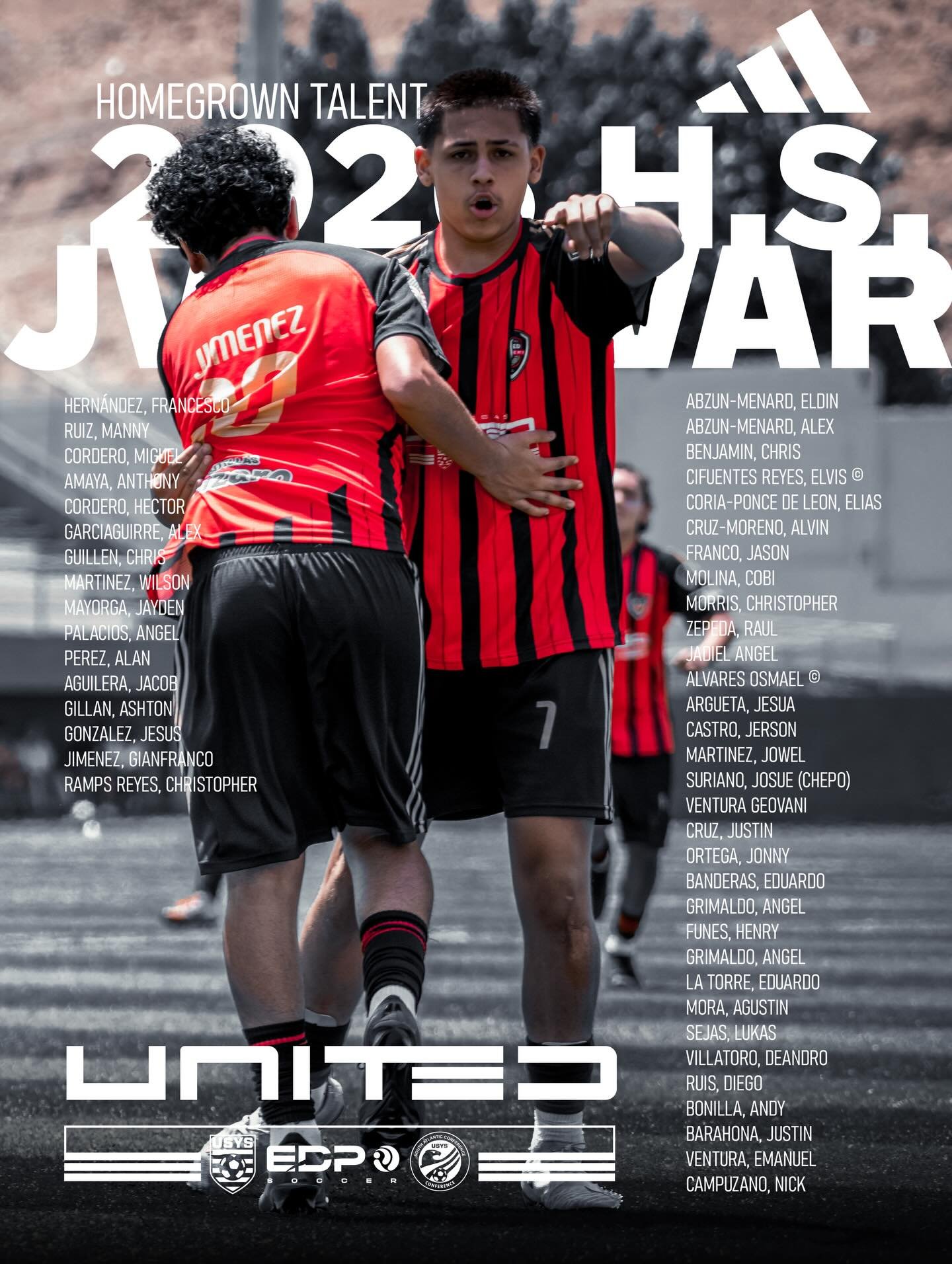 Congrats to ALL Homegrown talent playing spring high school soccer this season. Best of luck and be safe.