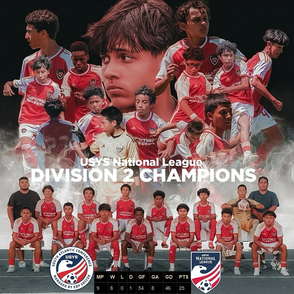 2025/2026 USYS National League Division 2 champions. Congrats to all for the enormous effort this season.